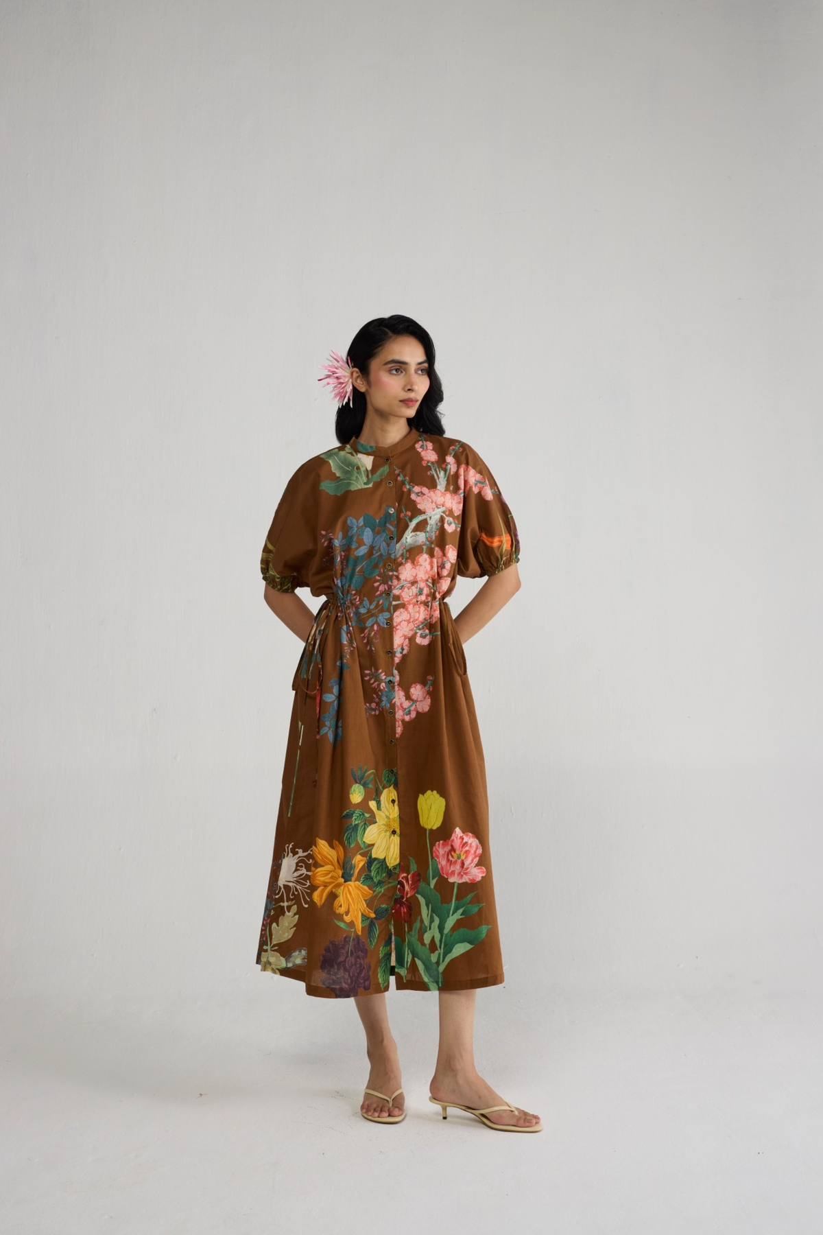 Emi Side Tie Up Dress