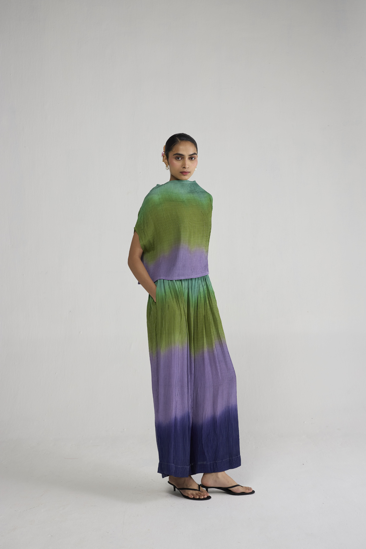 Hana Pintucks Top