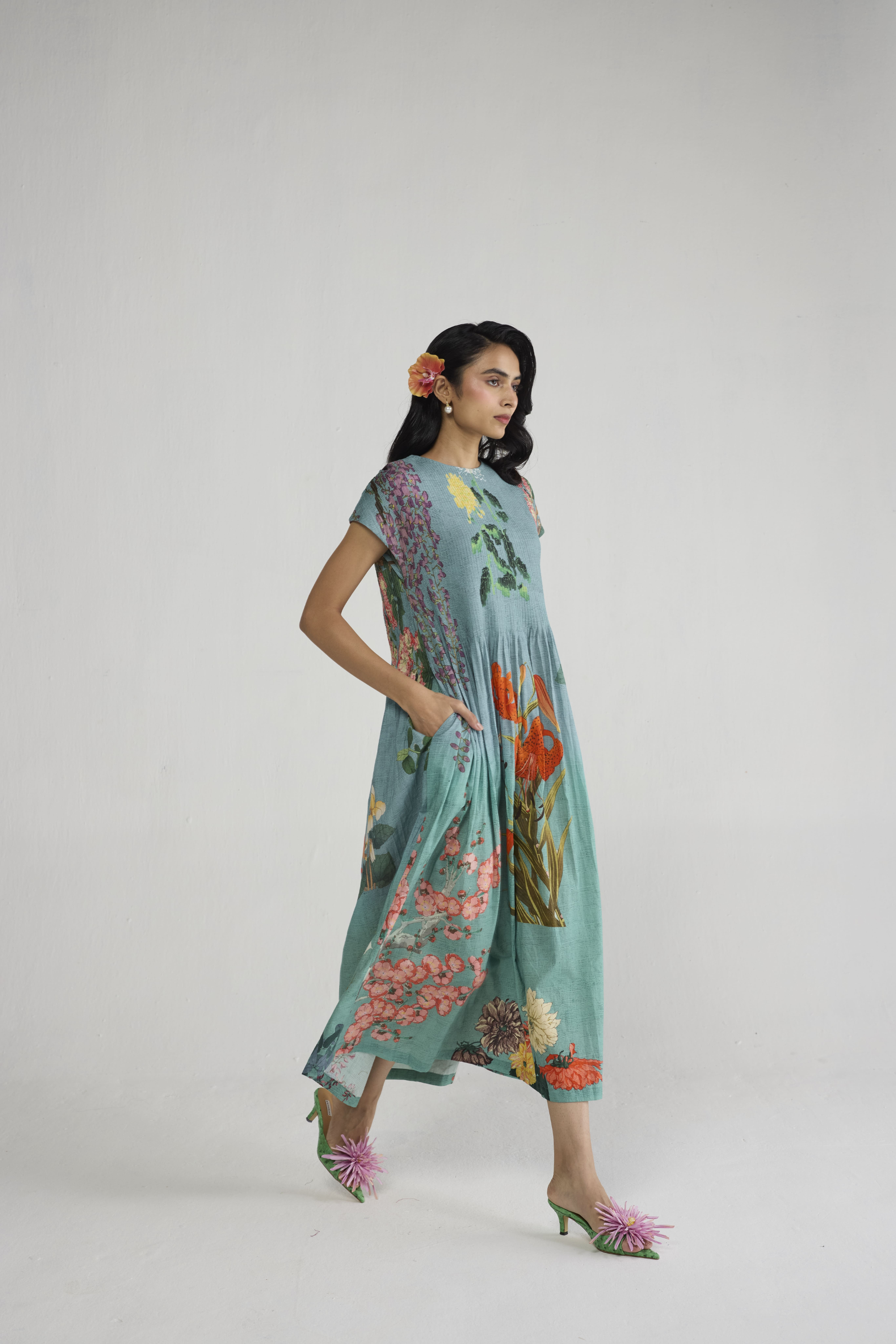 Itsuki Pintucks Dress