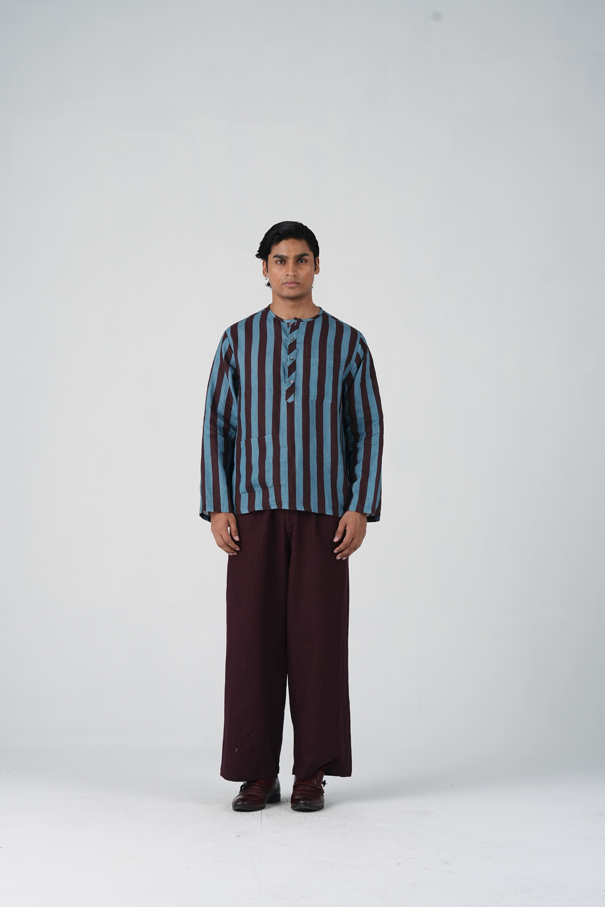 Zen Collarless Shirt