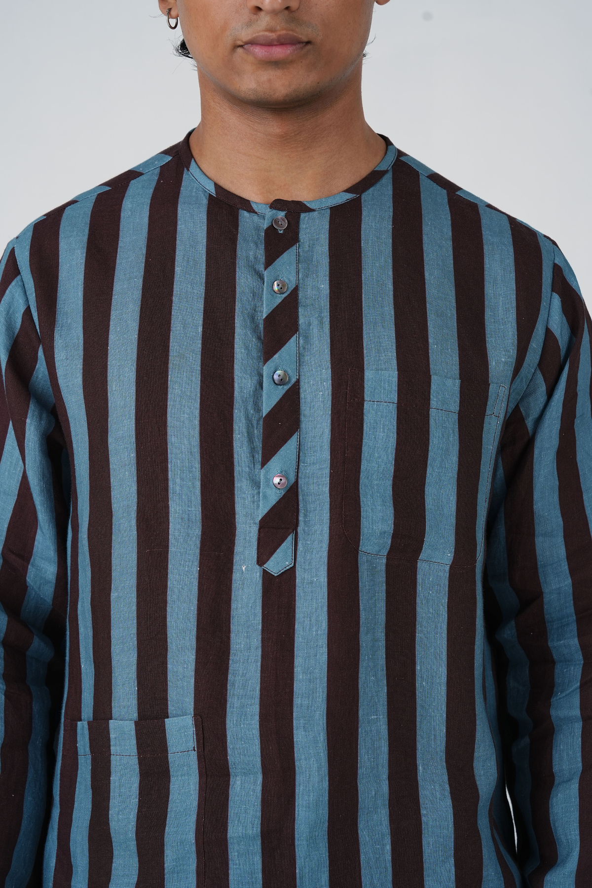 Zen Collarless Shirt