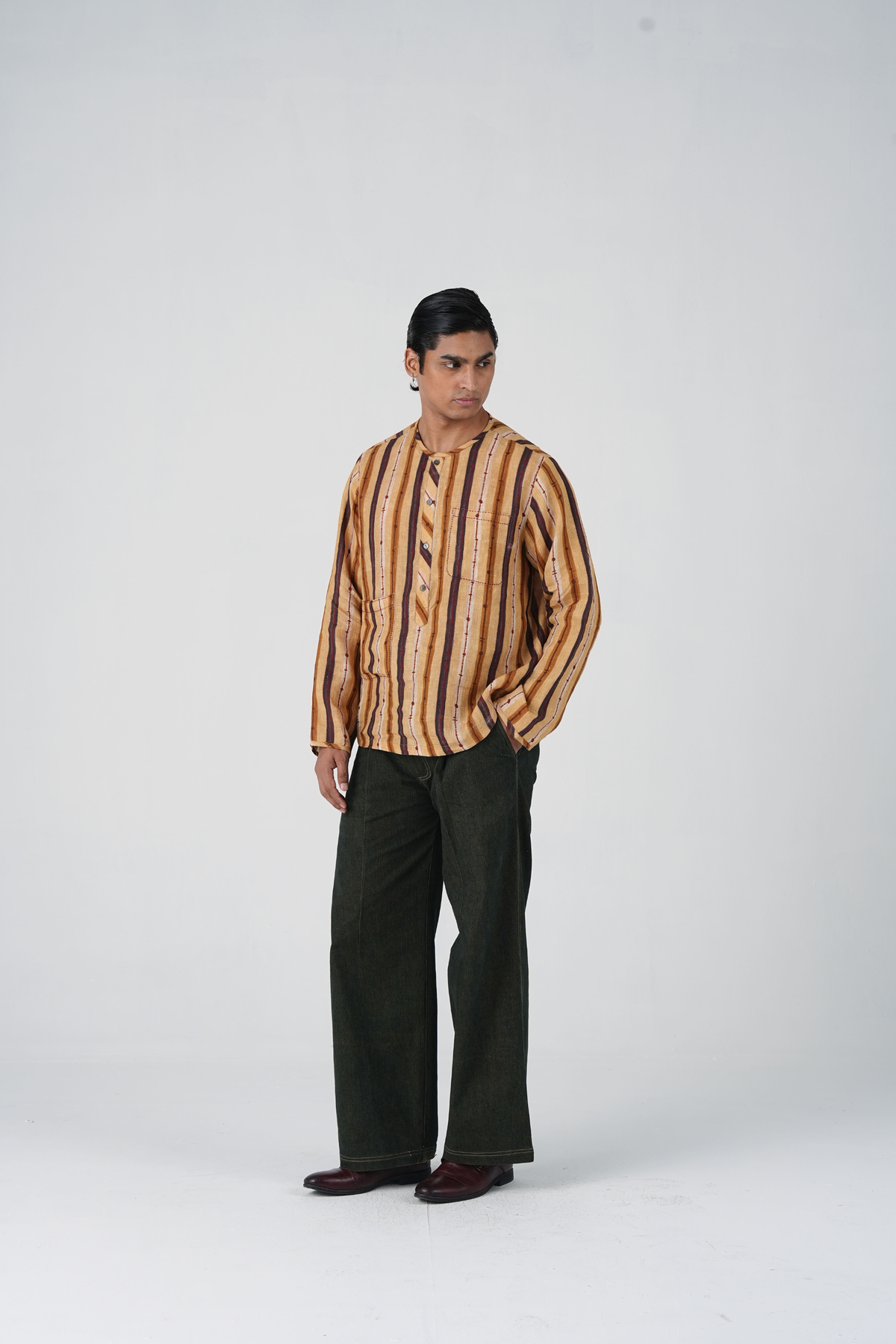 Zen Collarless Shirt