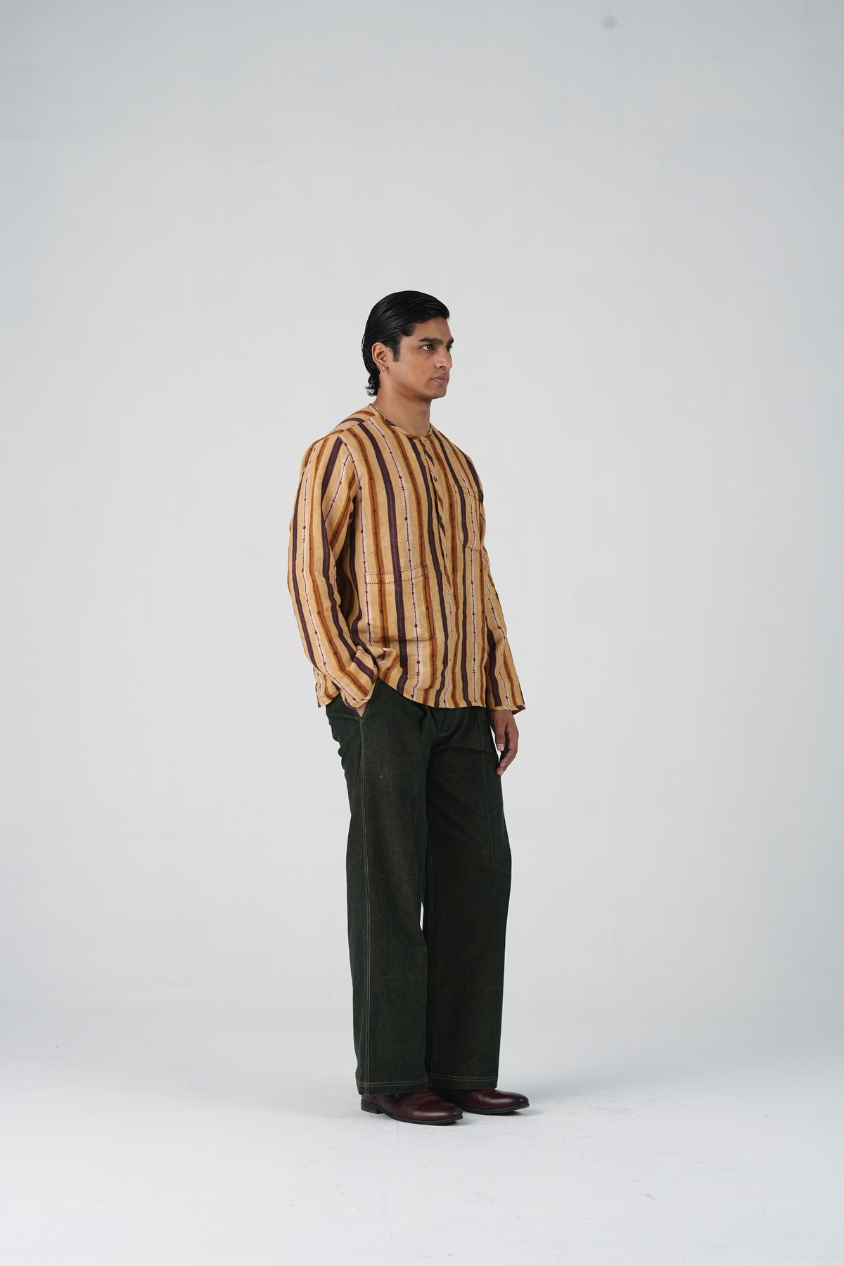 Zen Collarless Shirt