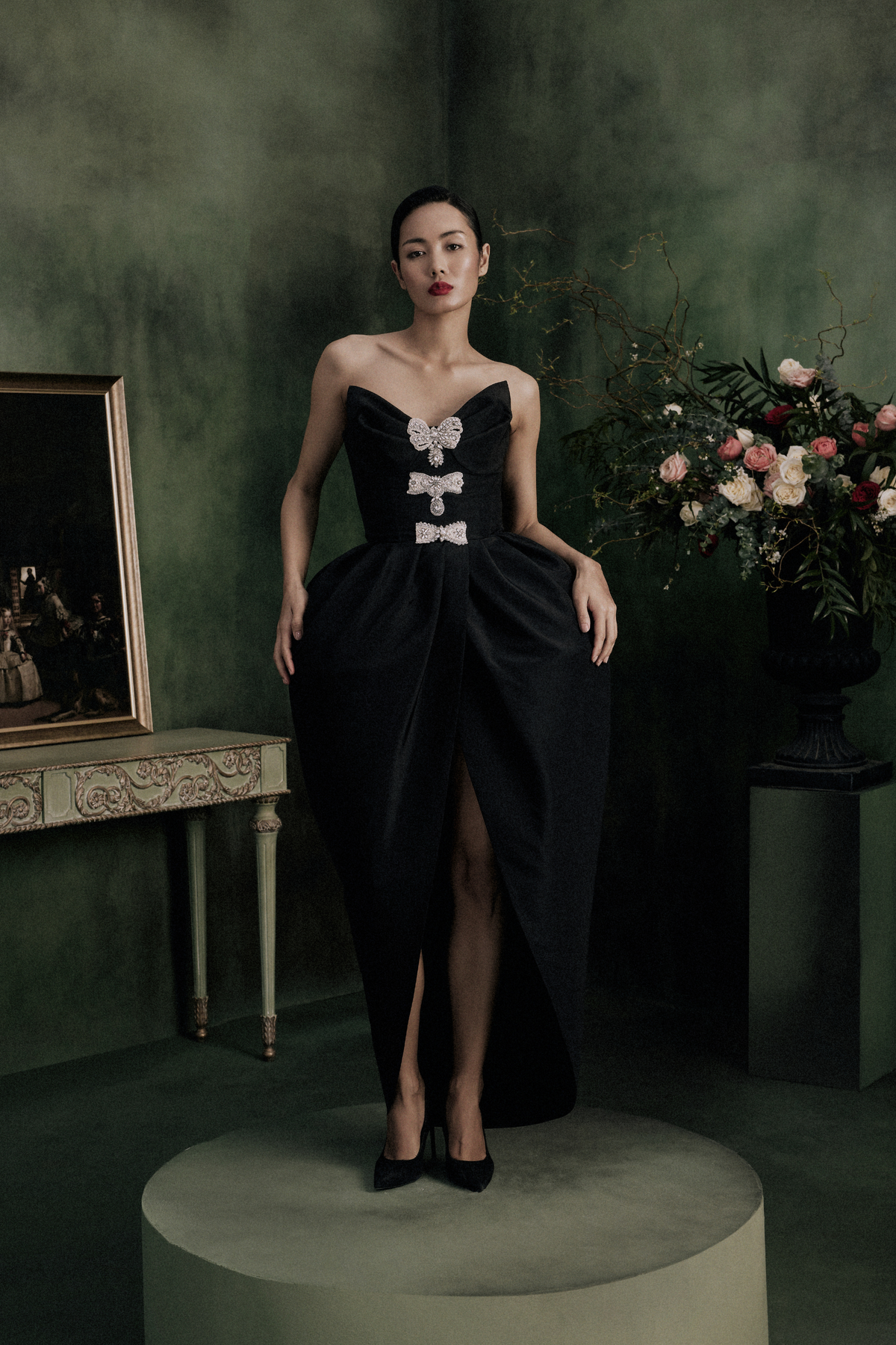 Sculpted Strapless Dress