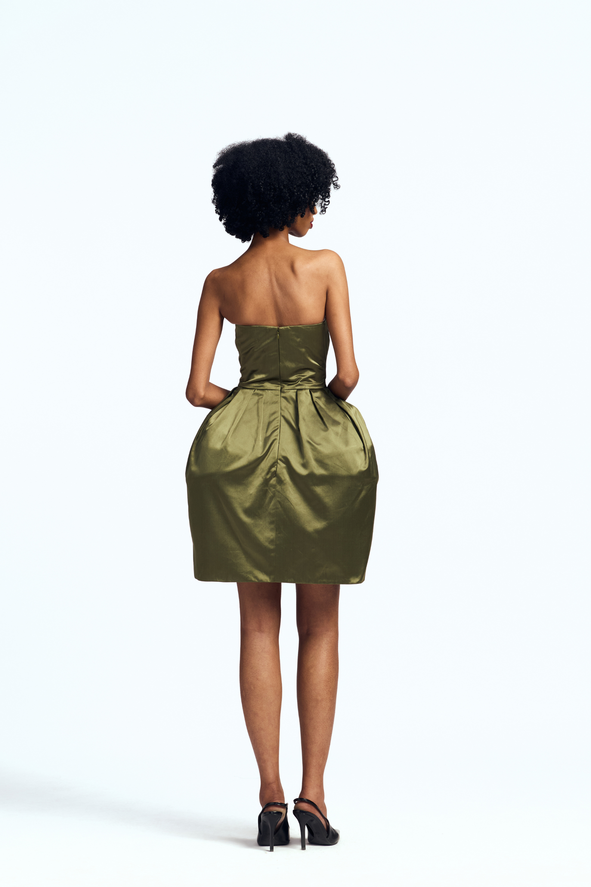 Sculpted Strapless Mini Dress