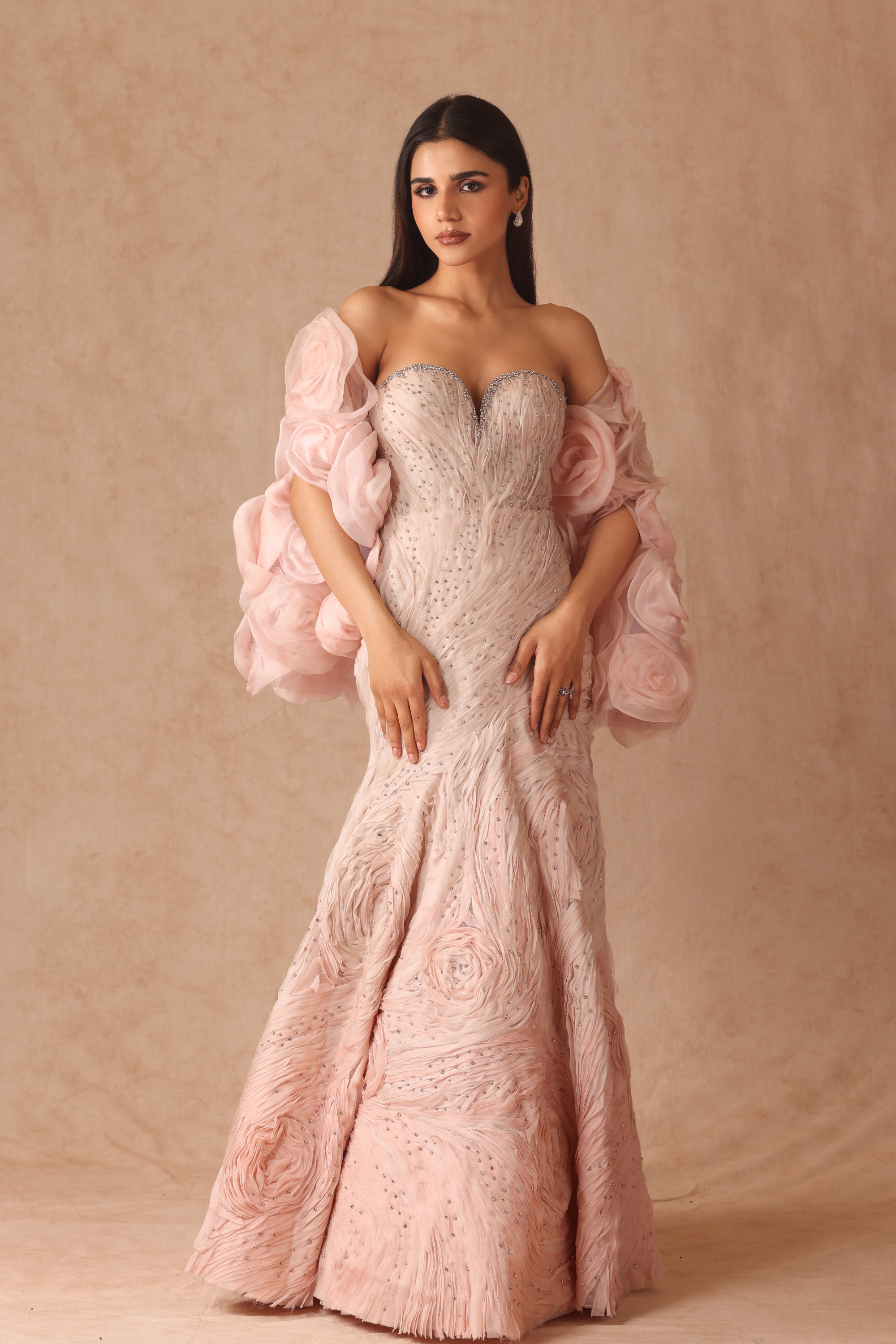 Ombre Textured Gown