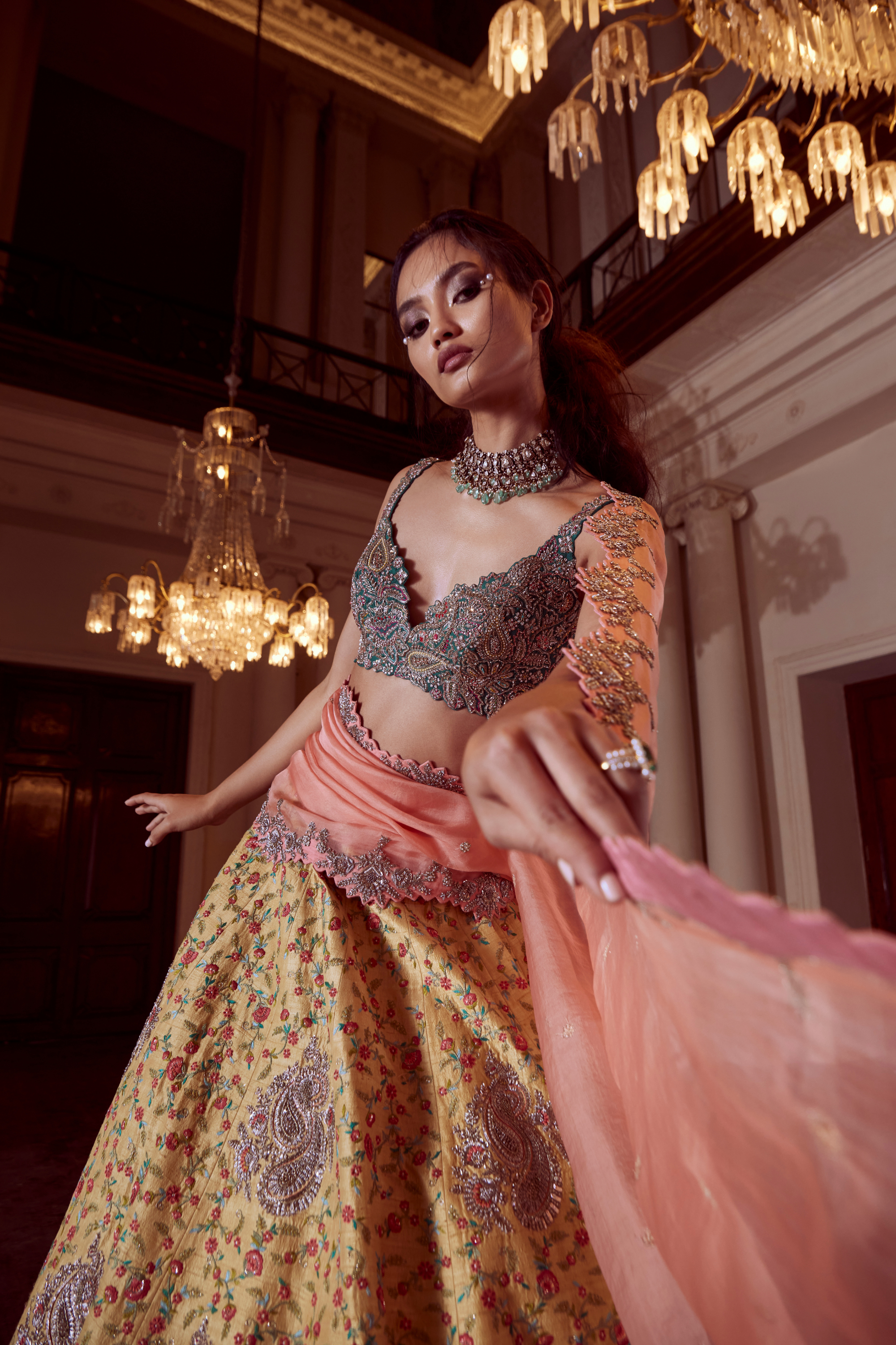 Nemali Lata Lehenga