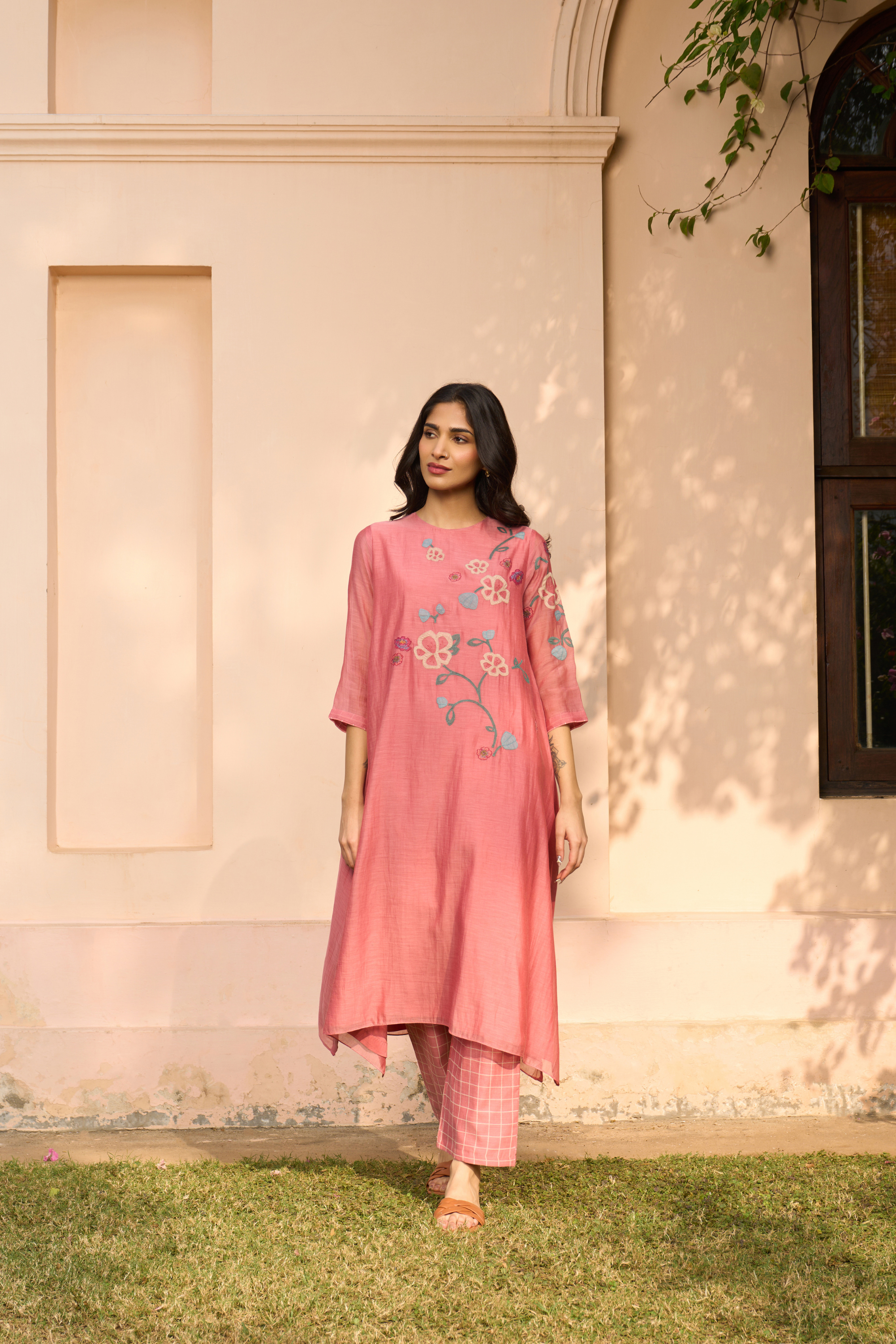 Hibiscus Applique Co-ord