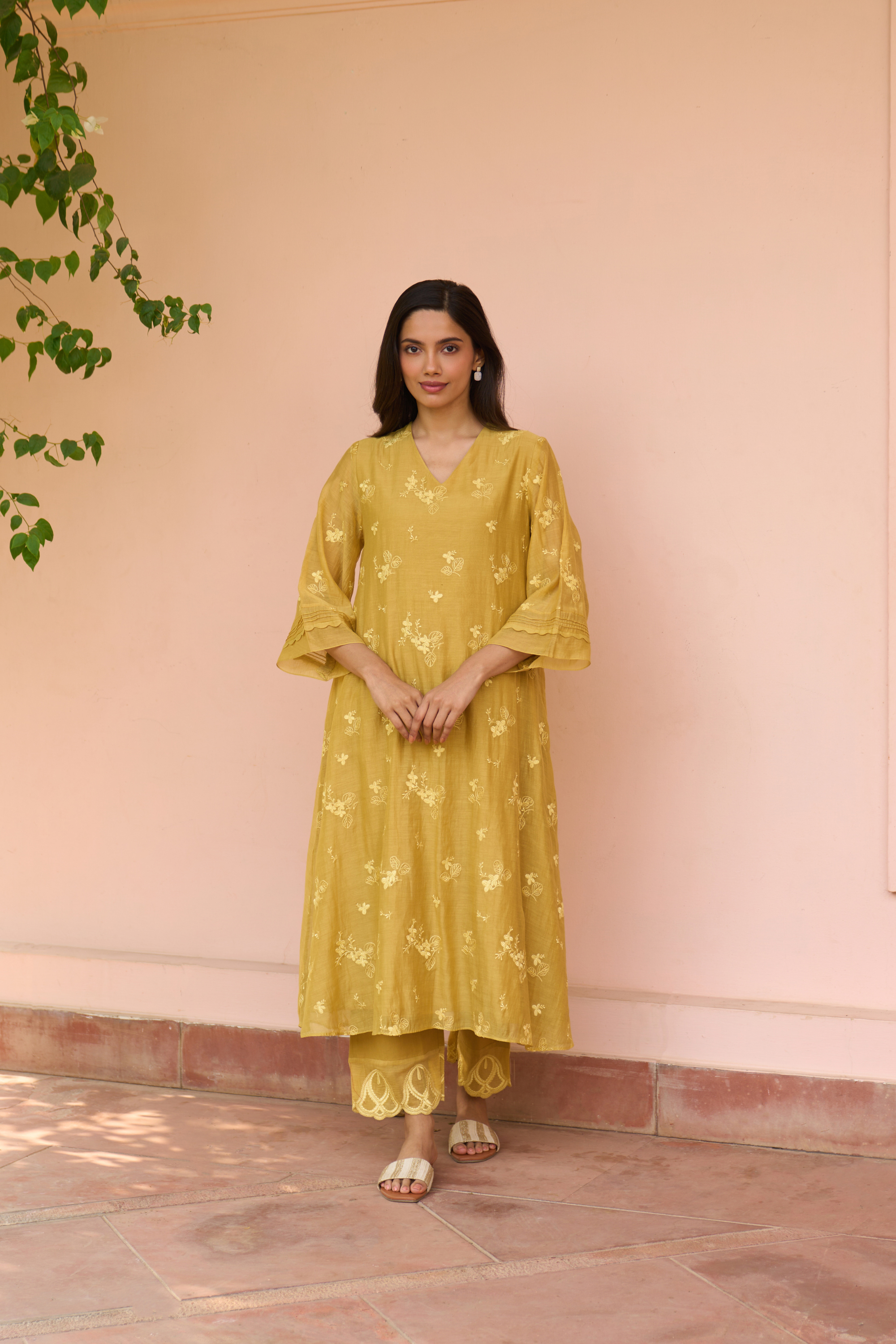 Rue Thread Embroidered Co-ord Set