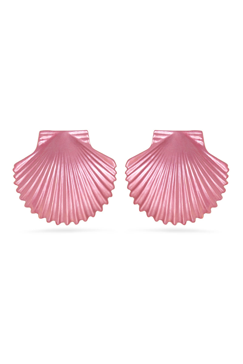 Valliyan Pink Tops Shell Earring