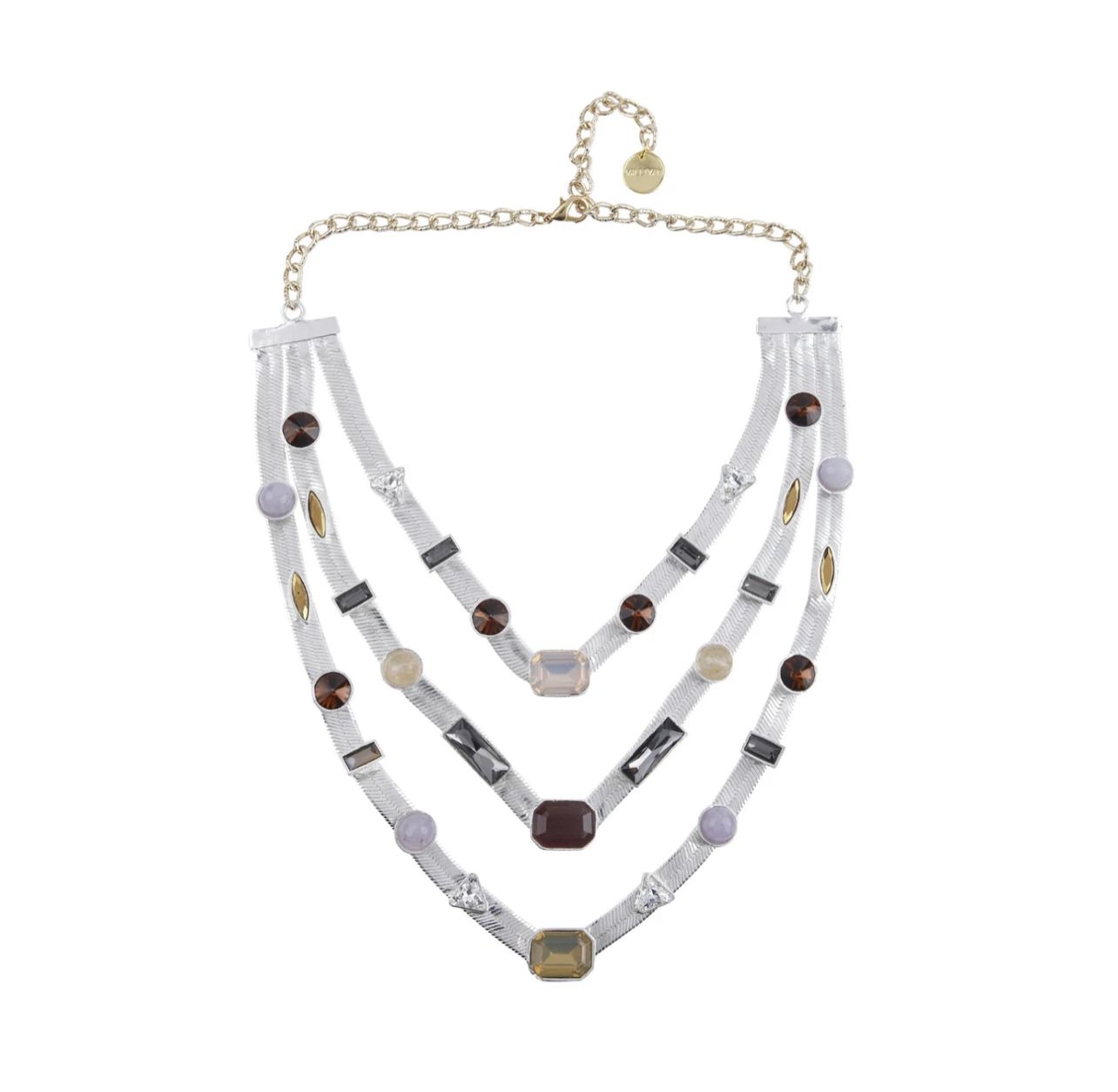 Valliyan Three Layer Candy Necklace