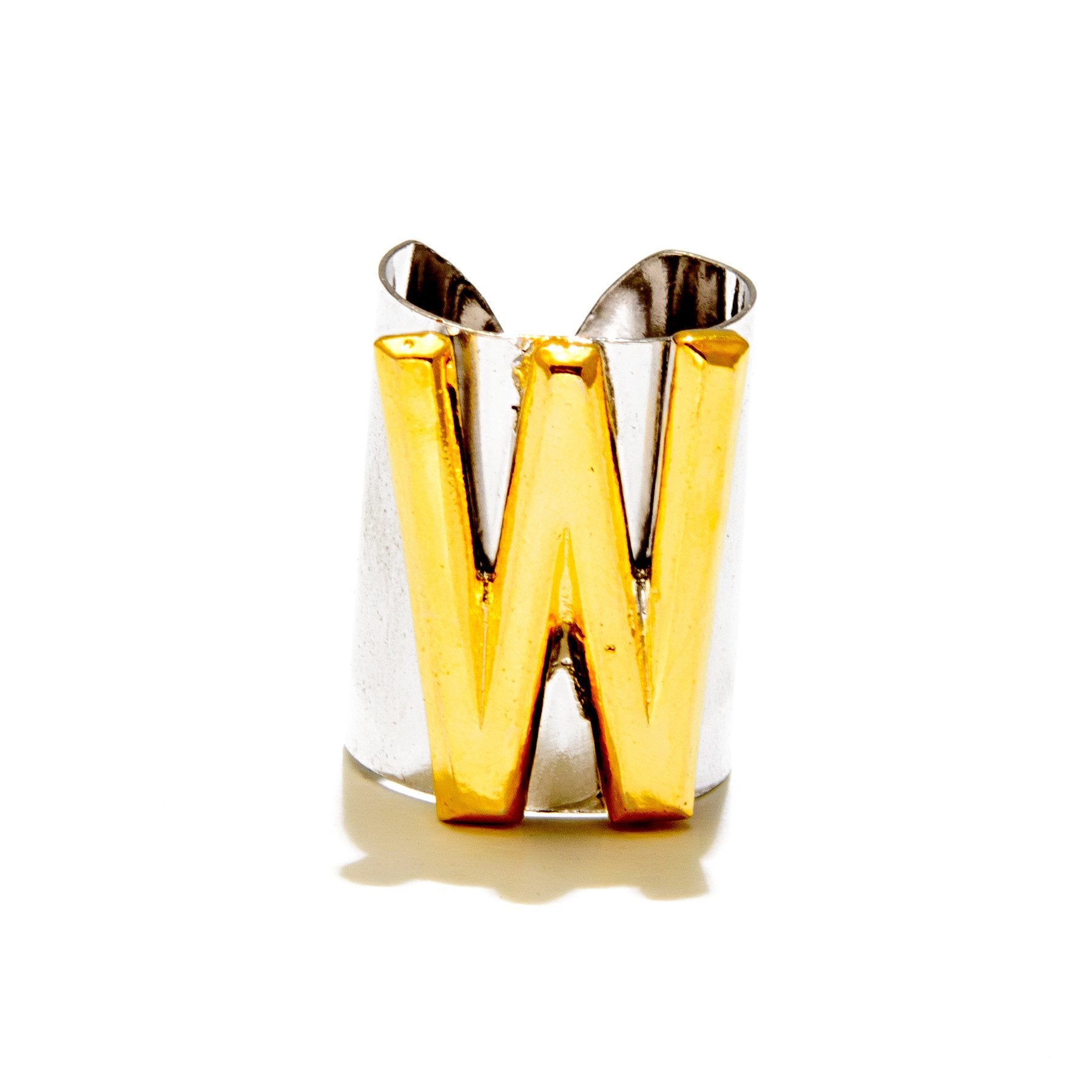 W Letter Ring