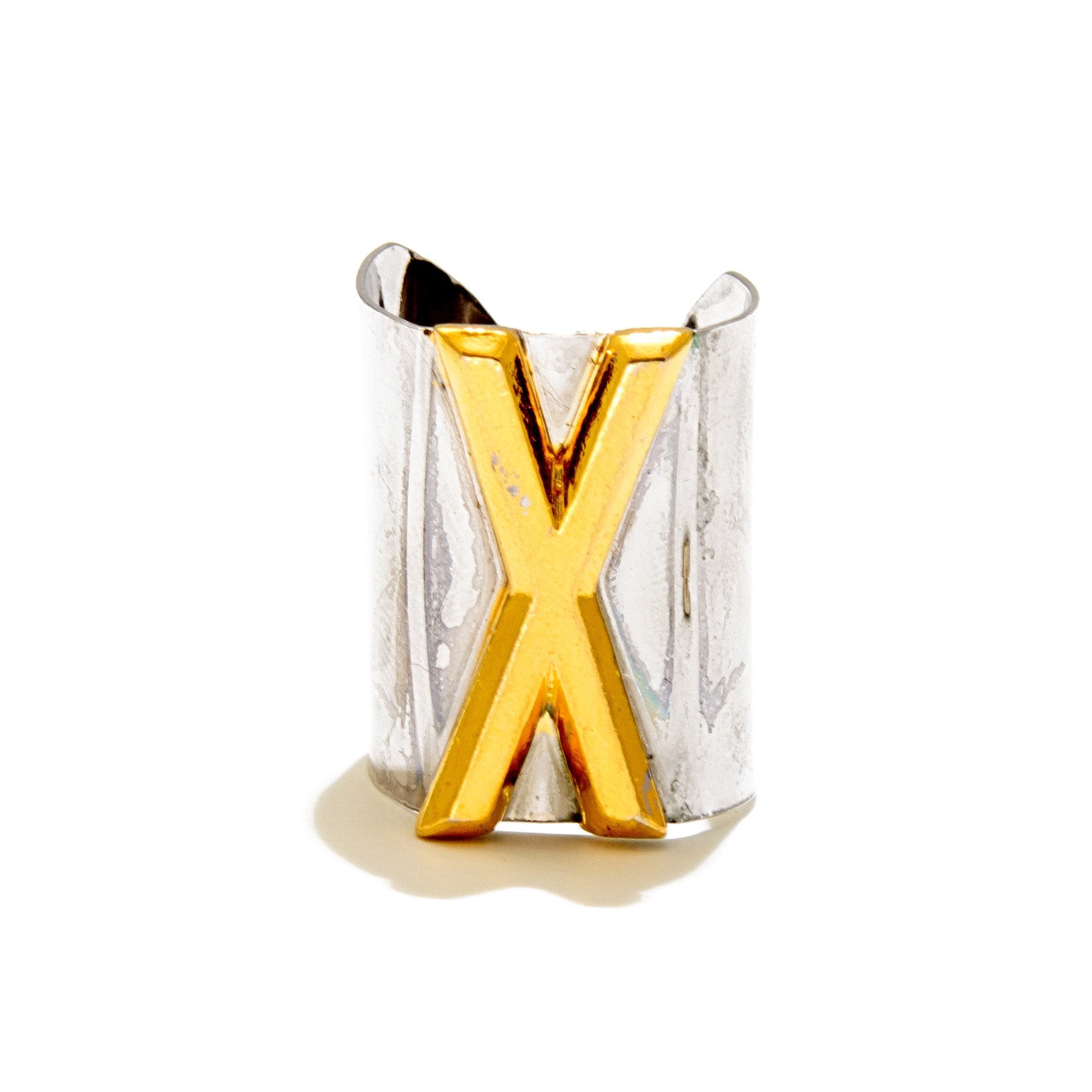 X Letter Ring