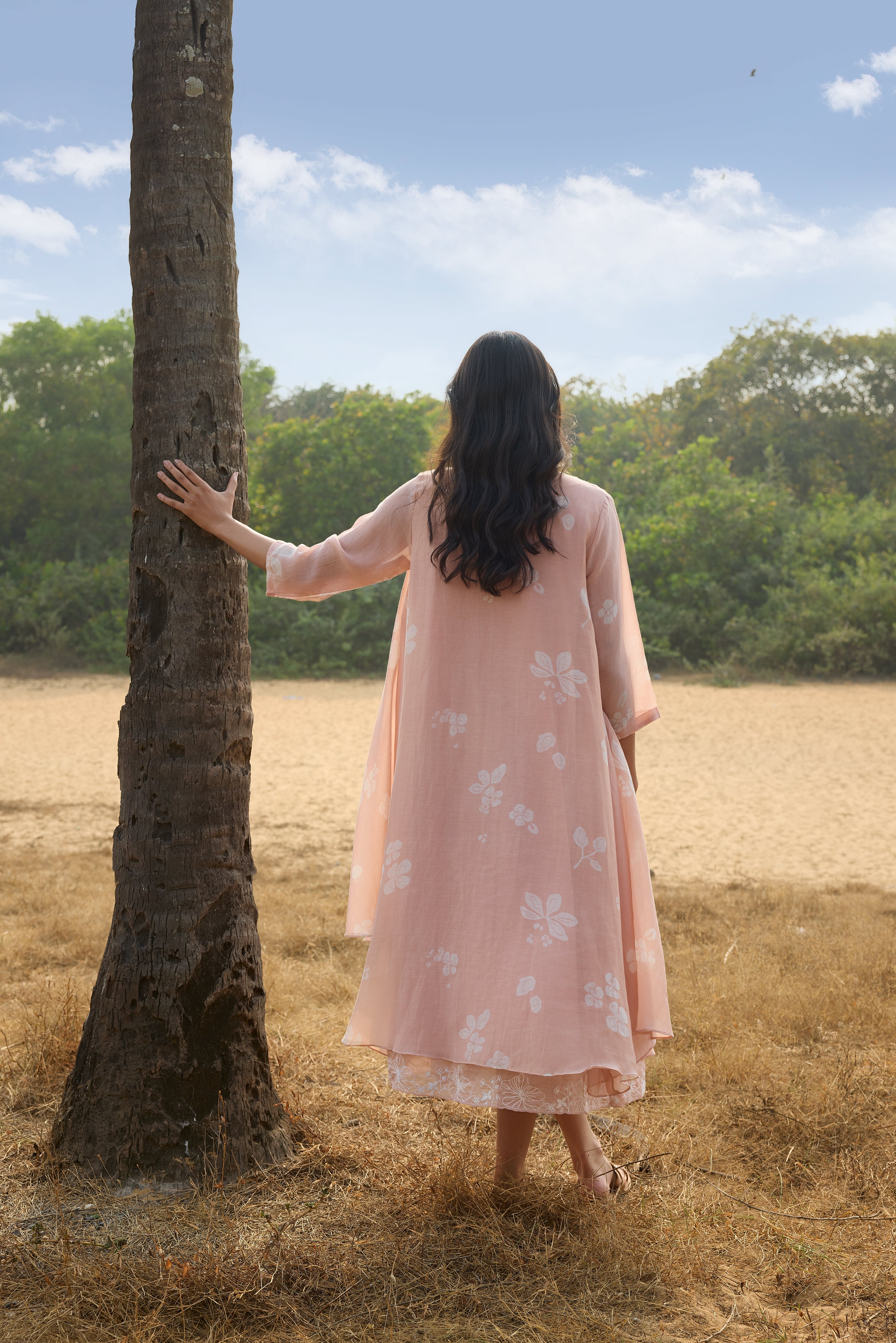 Blossom Pintuck Jacket Dress