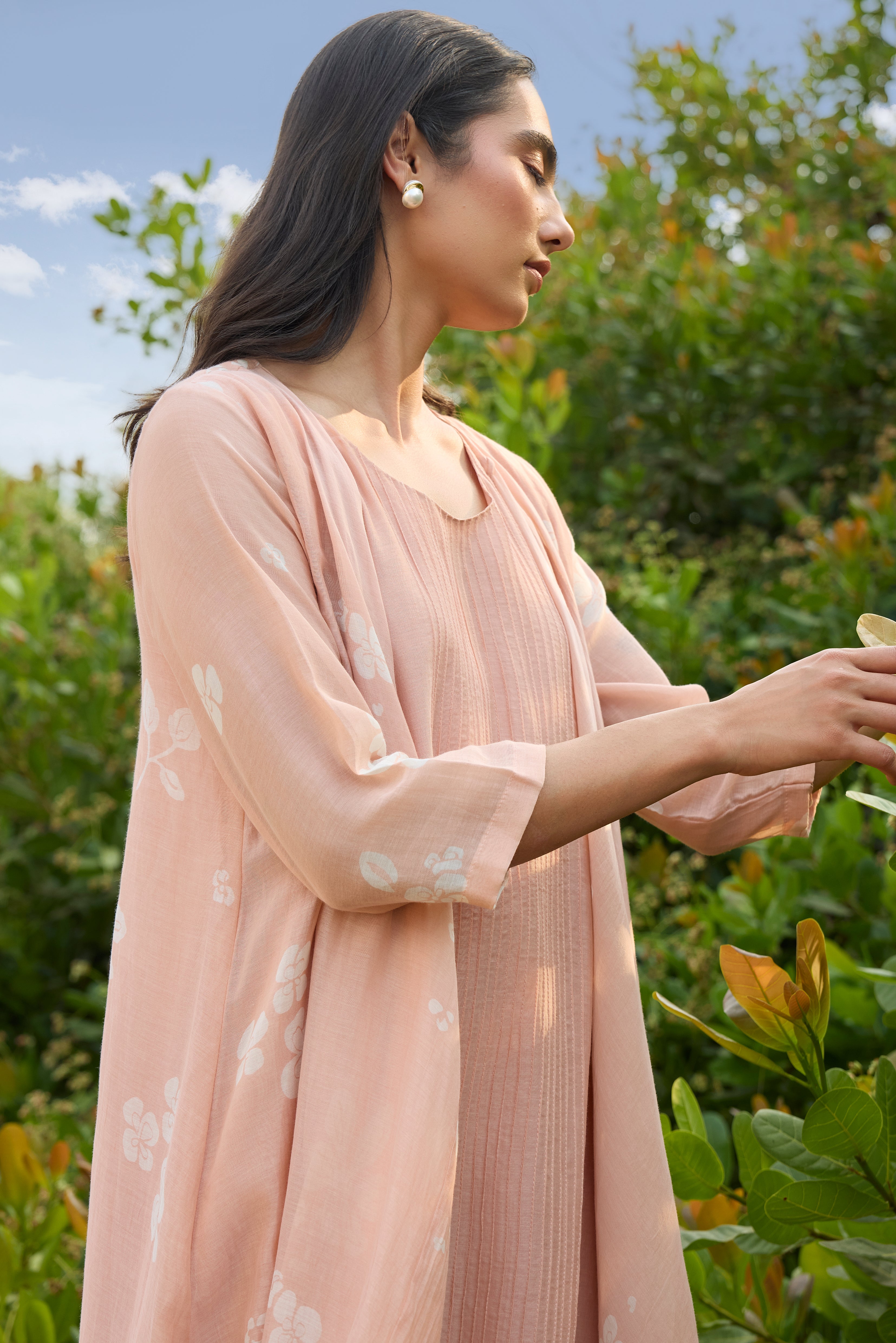 Blossom Pintuck Jacket Dress