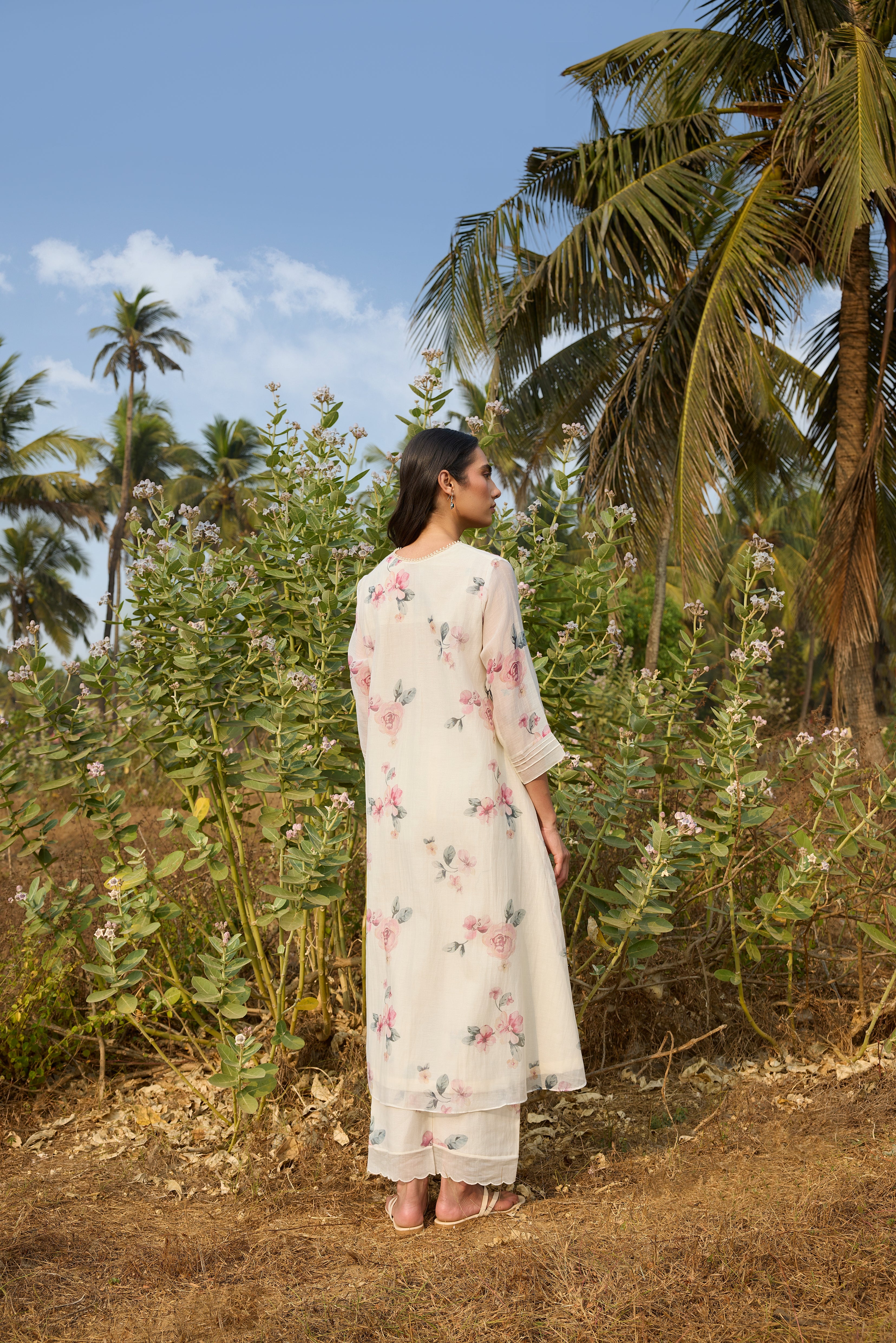 Ivory Floral Co-ord Set