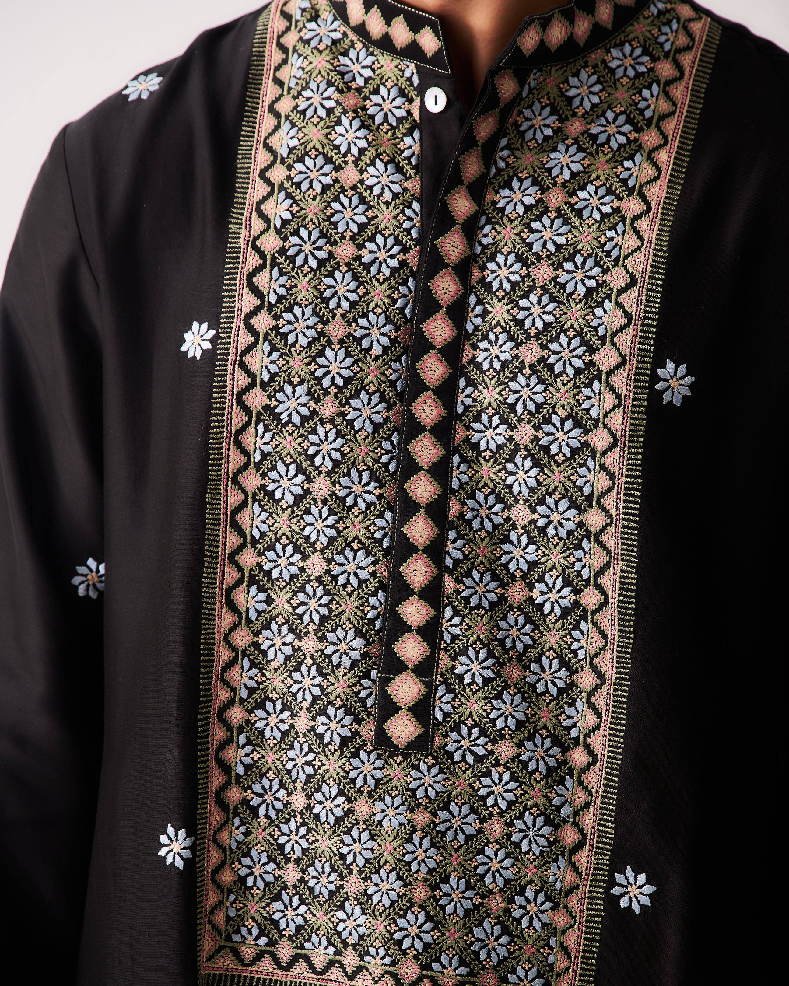Midnight Mosaic Kurta With Pants