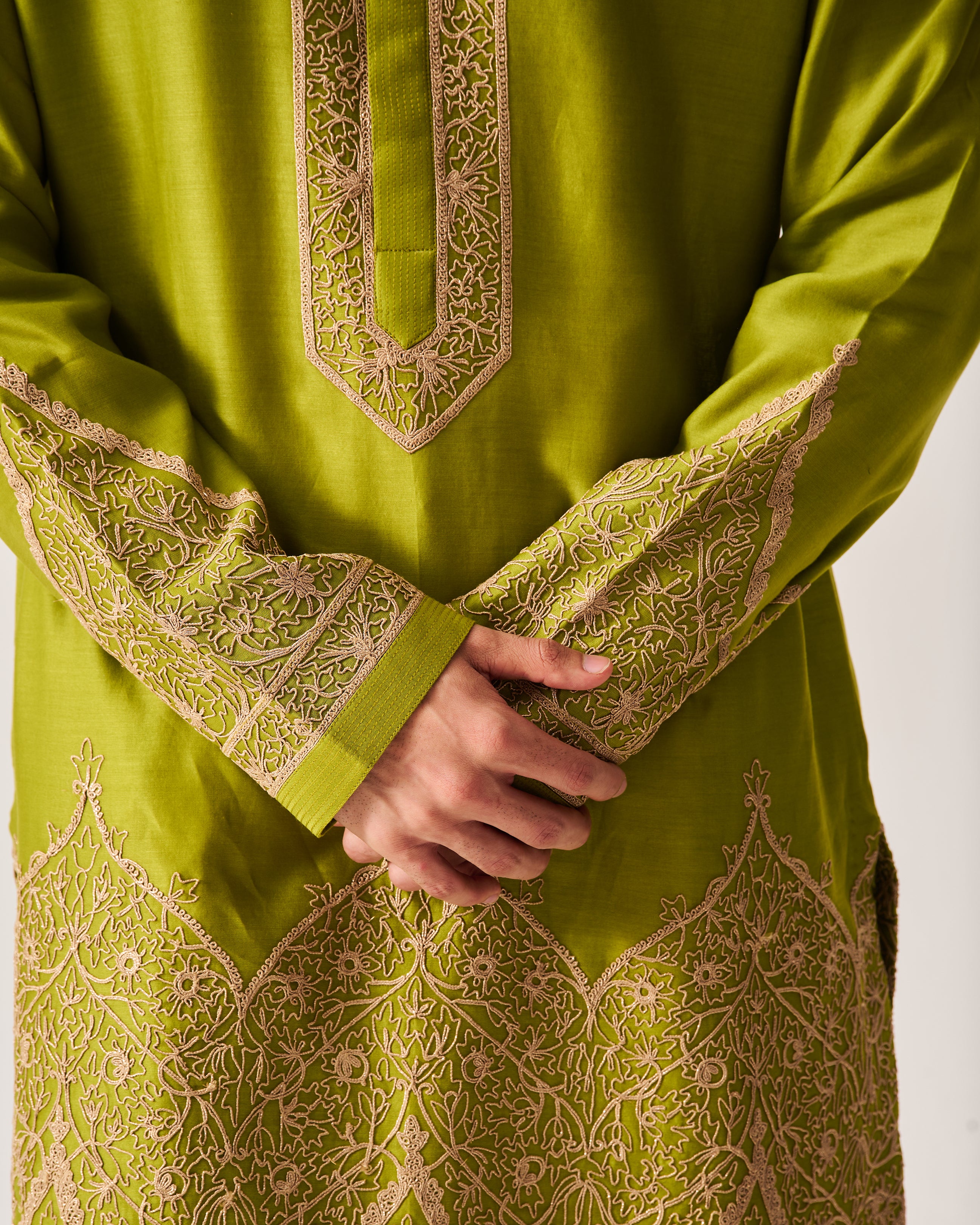 Floral Dome Kurta With Flare Pants