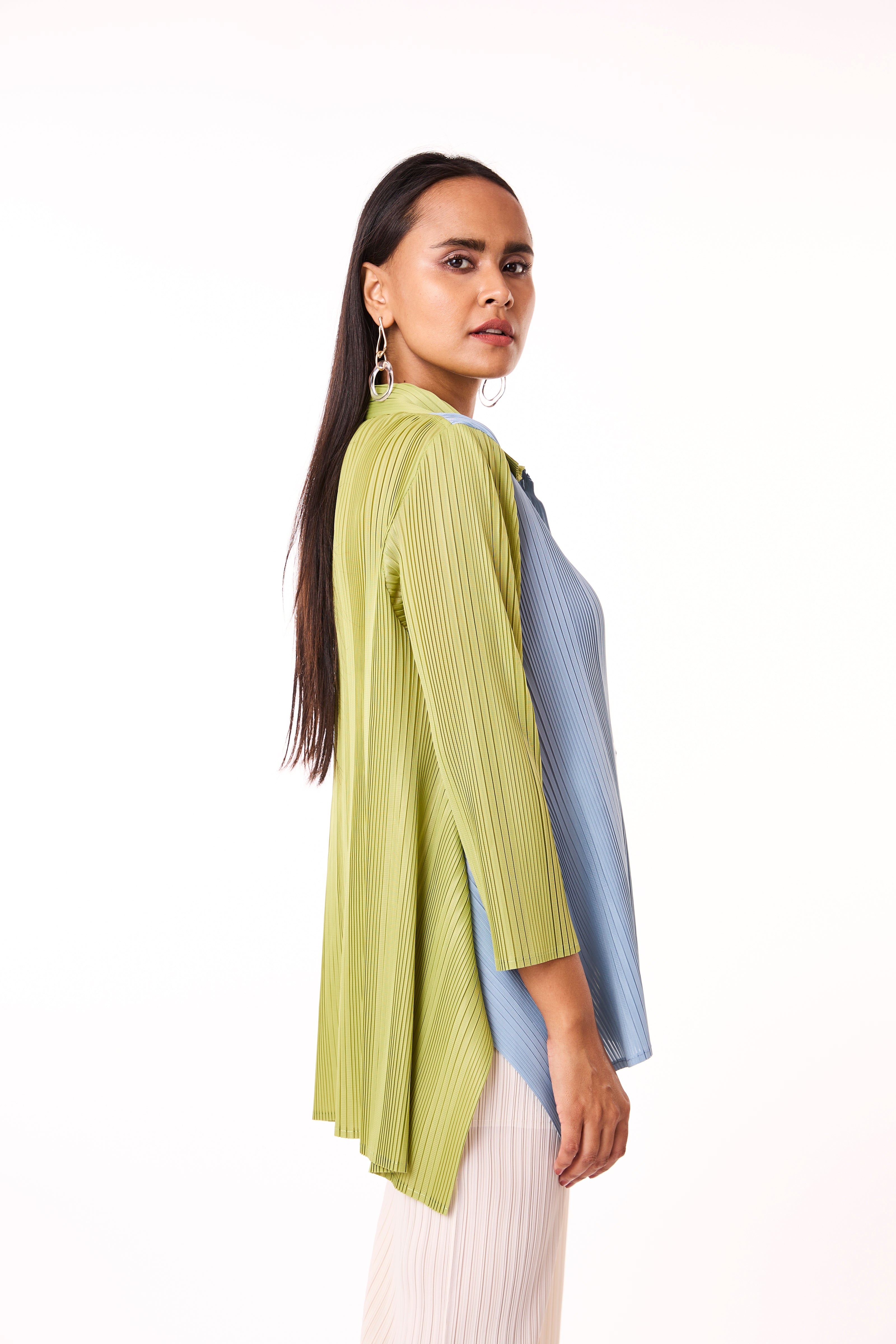 Wendy Dual Shirt - Pear Green