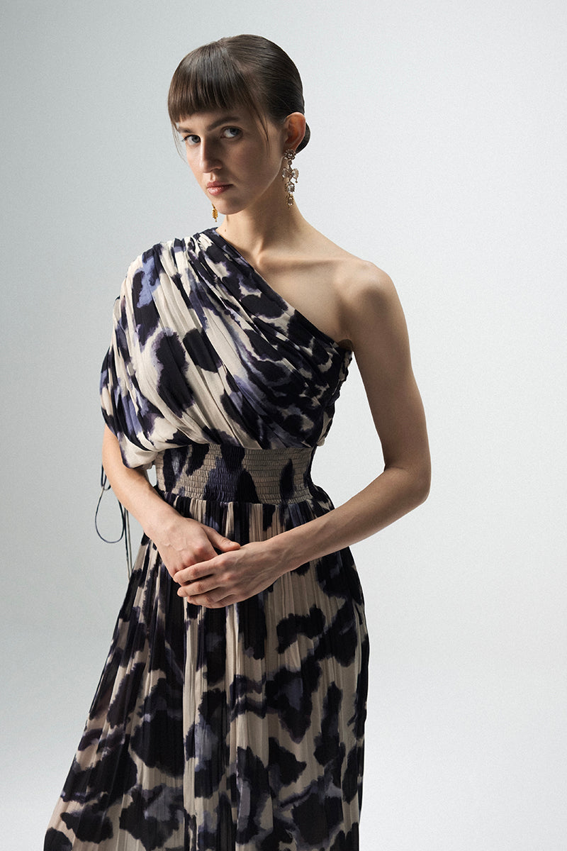 Samburu One Shoulder Dress