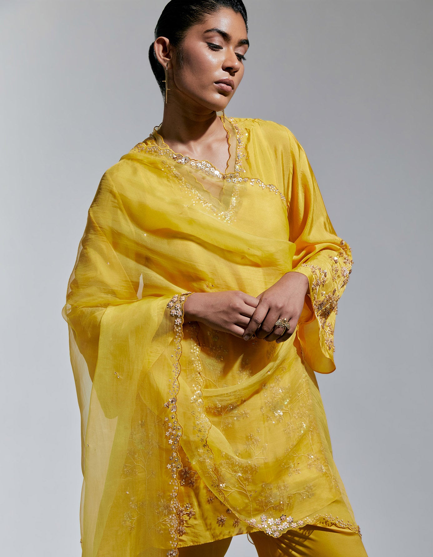 Amber Organza Dupatta