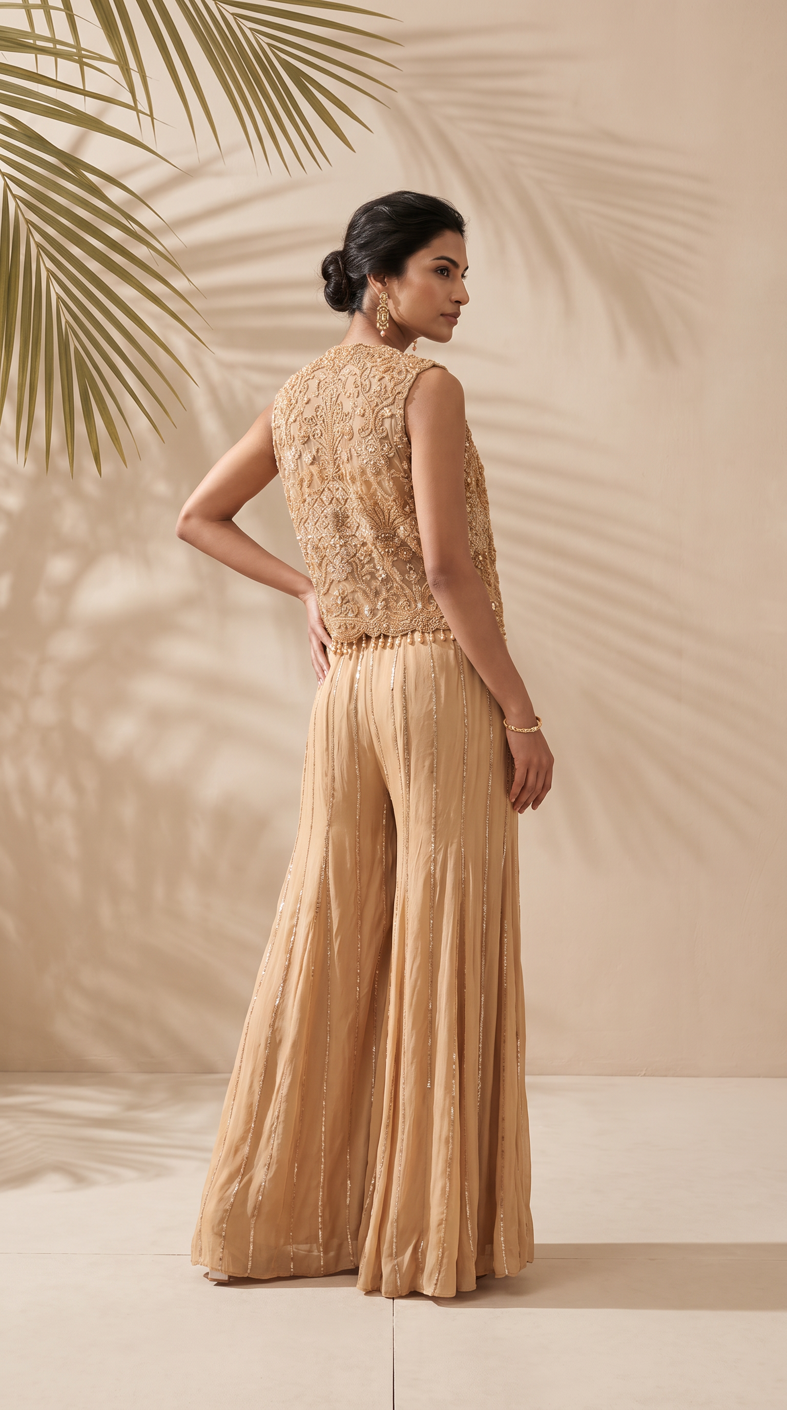 Ilaria - Hand Embroidered Jacket Set