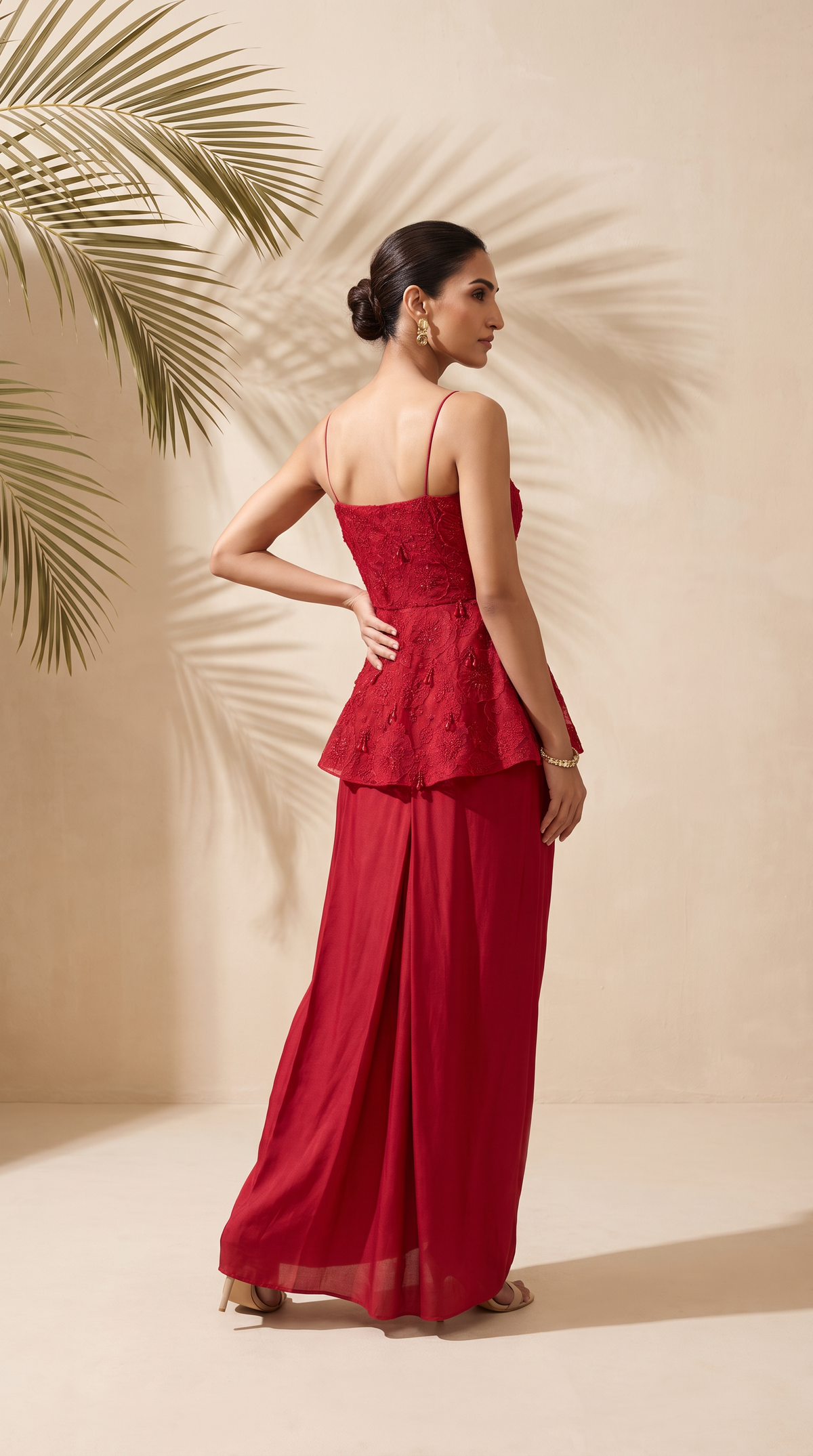 Valentina - A Applique Embroidered Peplum