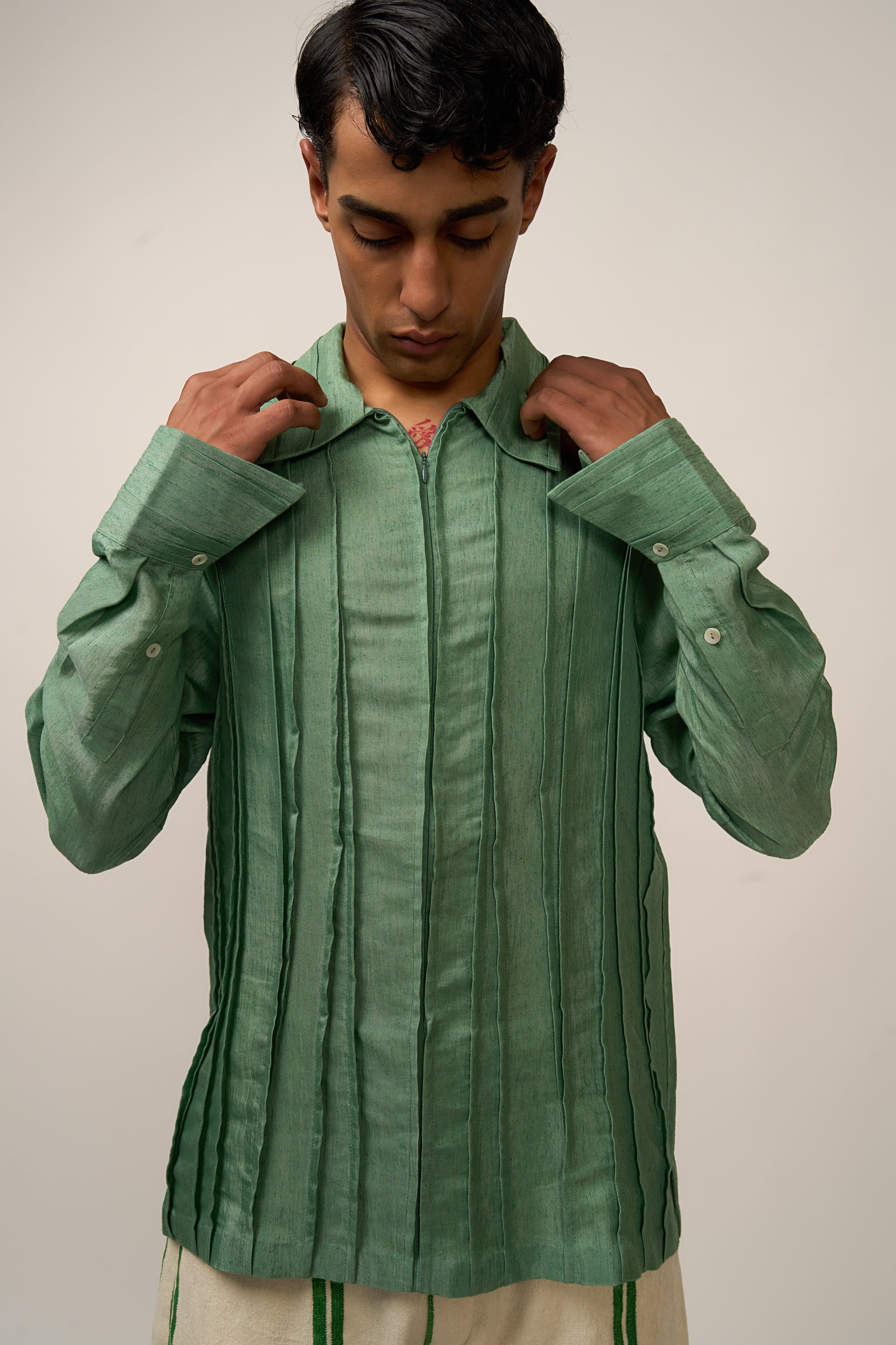 Pleated Shirt