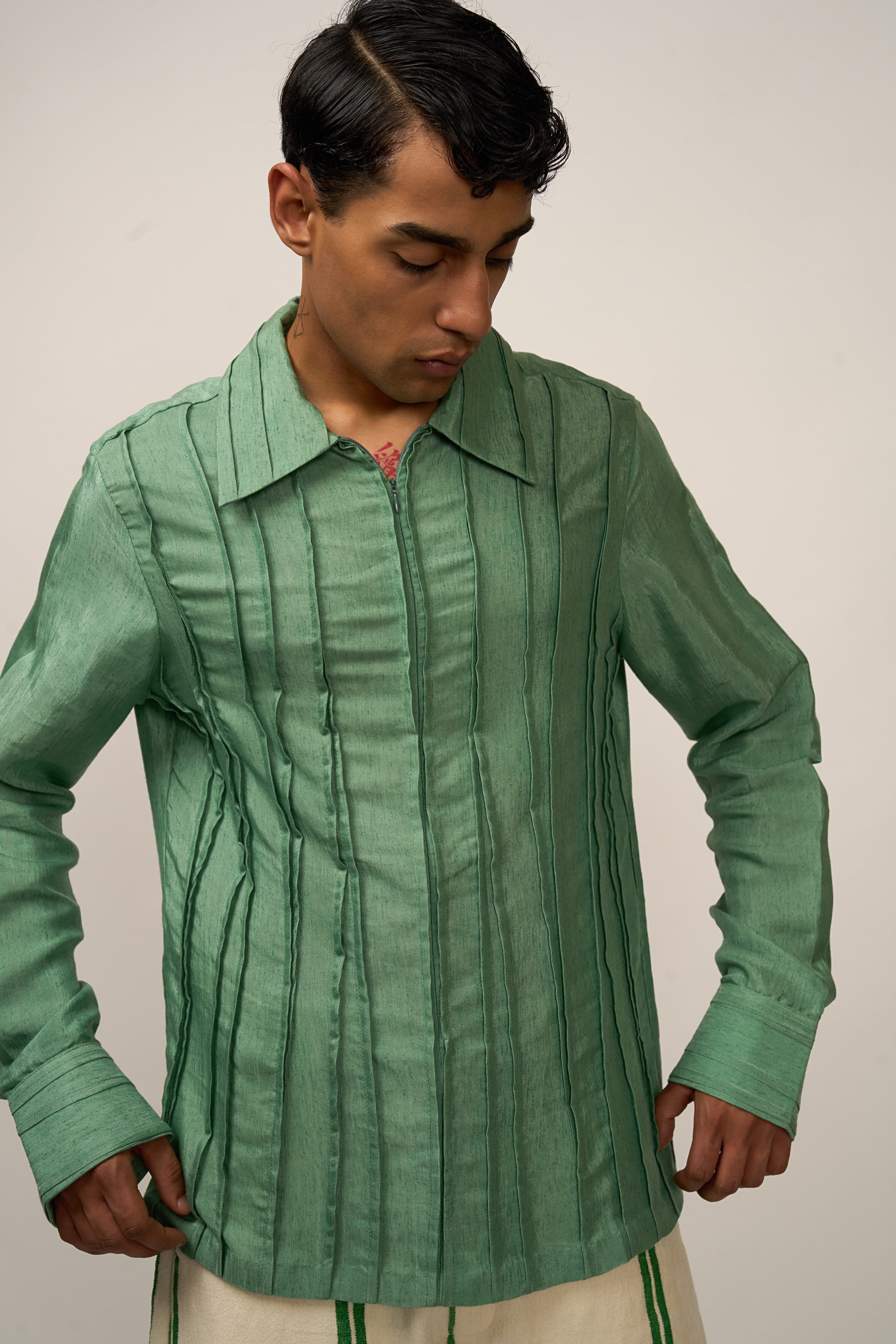 Pleated Shirt