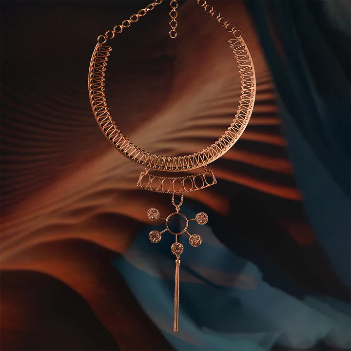 Flow Of Nile Exaggerated Necklace