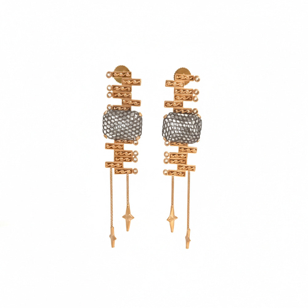 Gilded Maize Drop Earrings