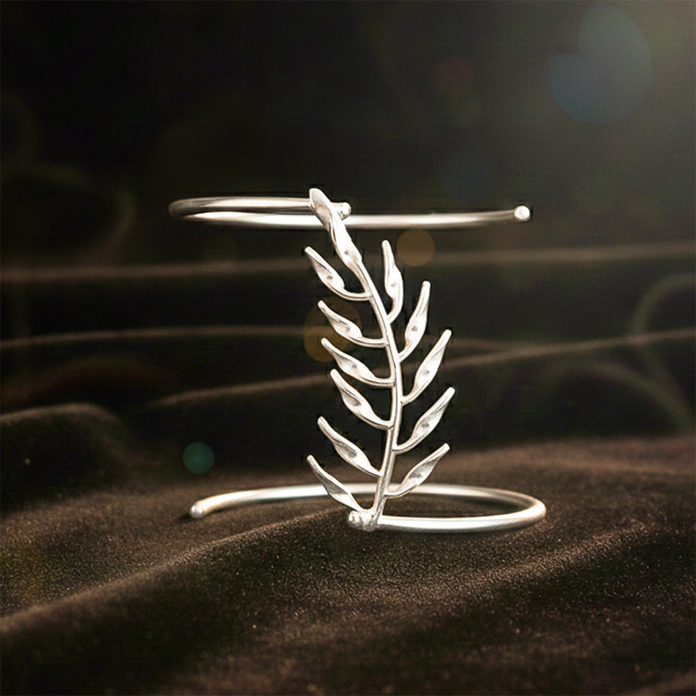 Silver Fields Cuff Bangle