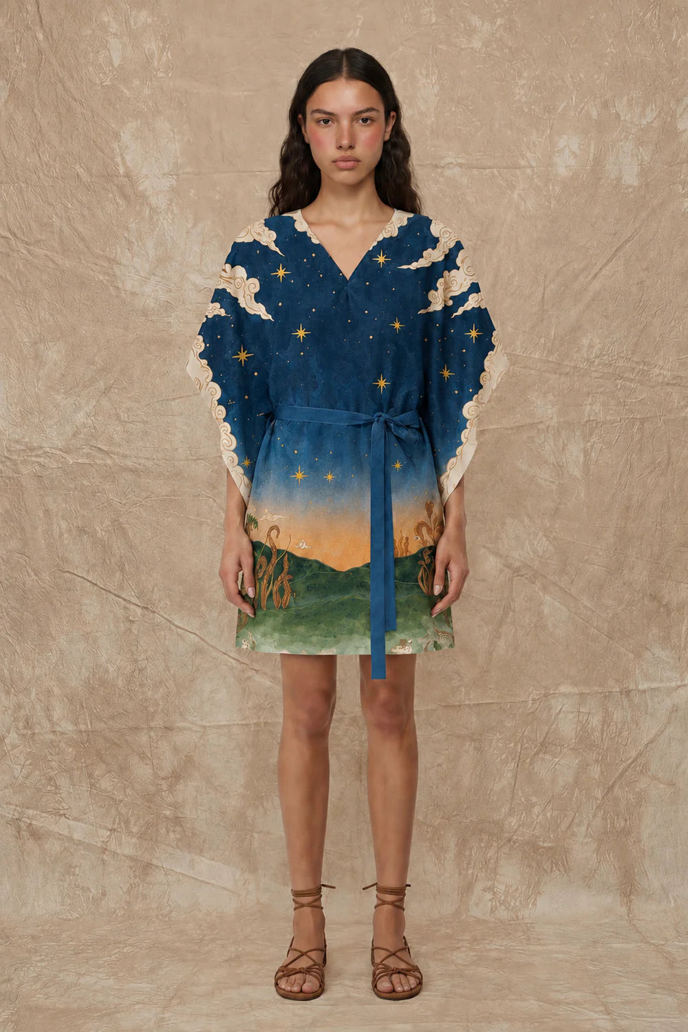 Tree Of Life Wrap Kaftan