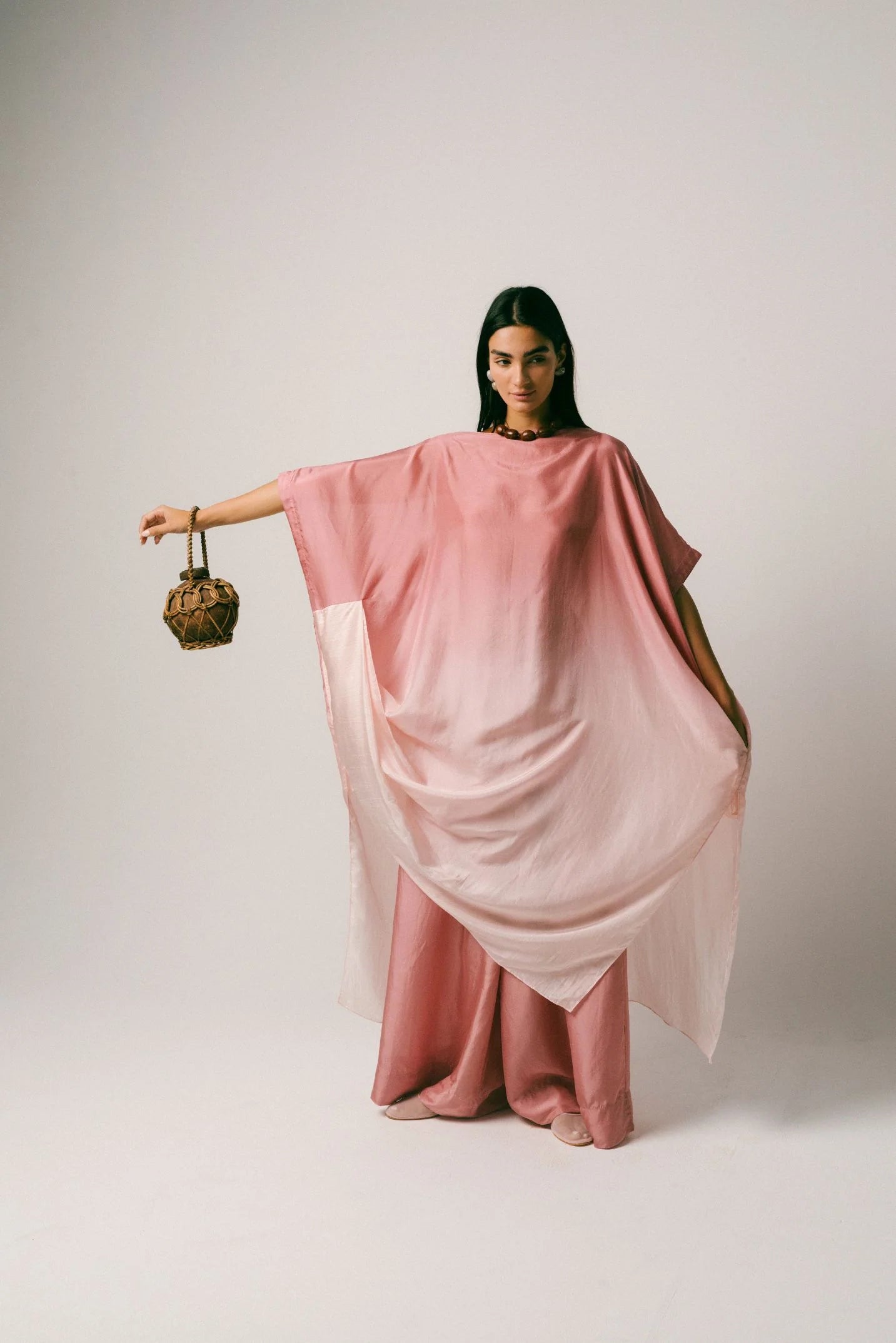 Bayu Silk Kaftan Set