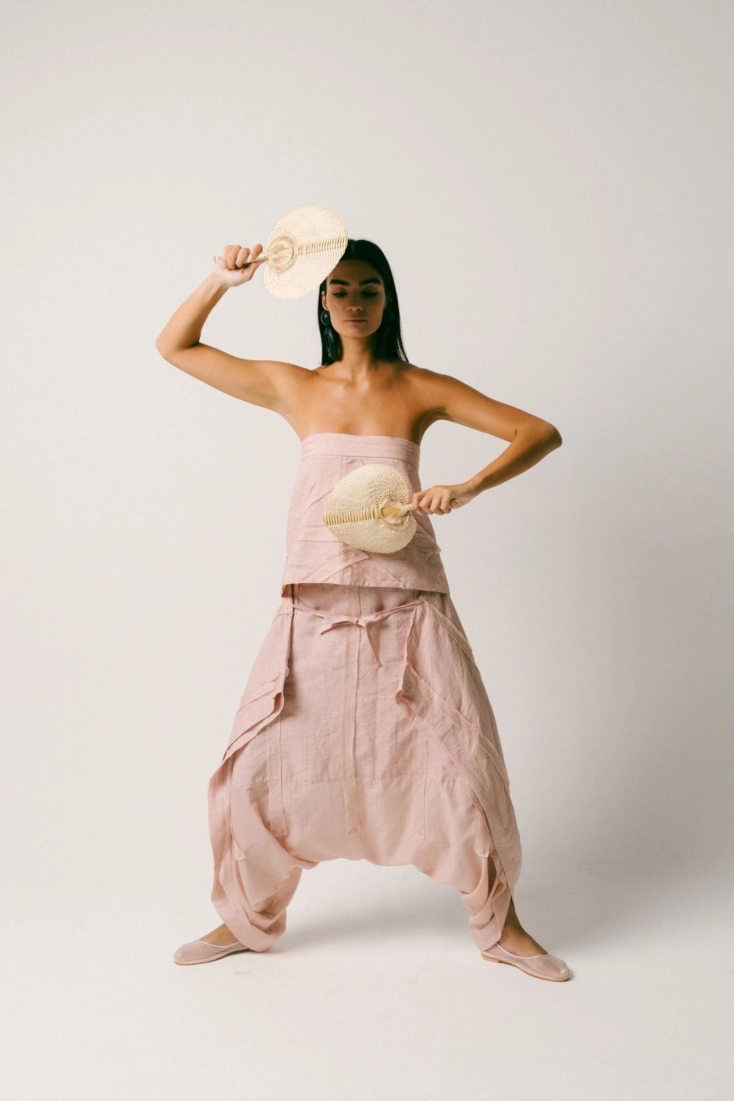 Pagi Linen Dhoti Set
