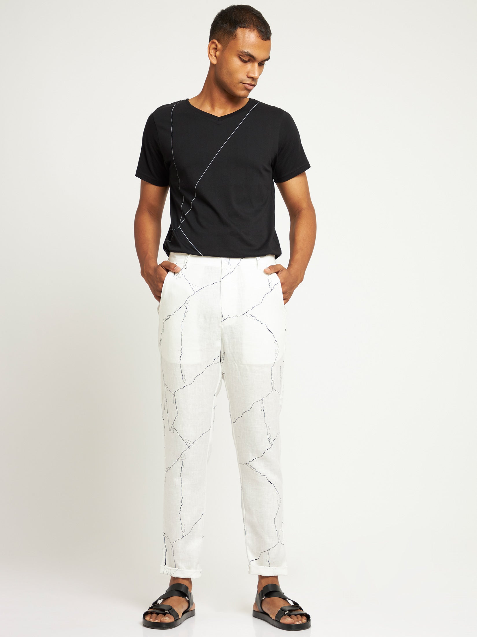 Toco - Trouser - Marble