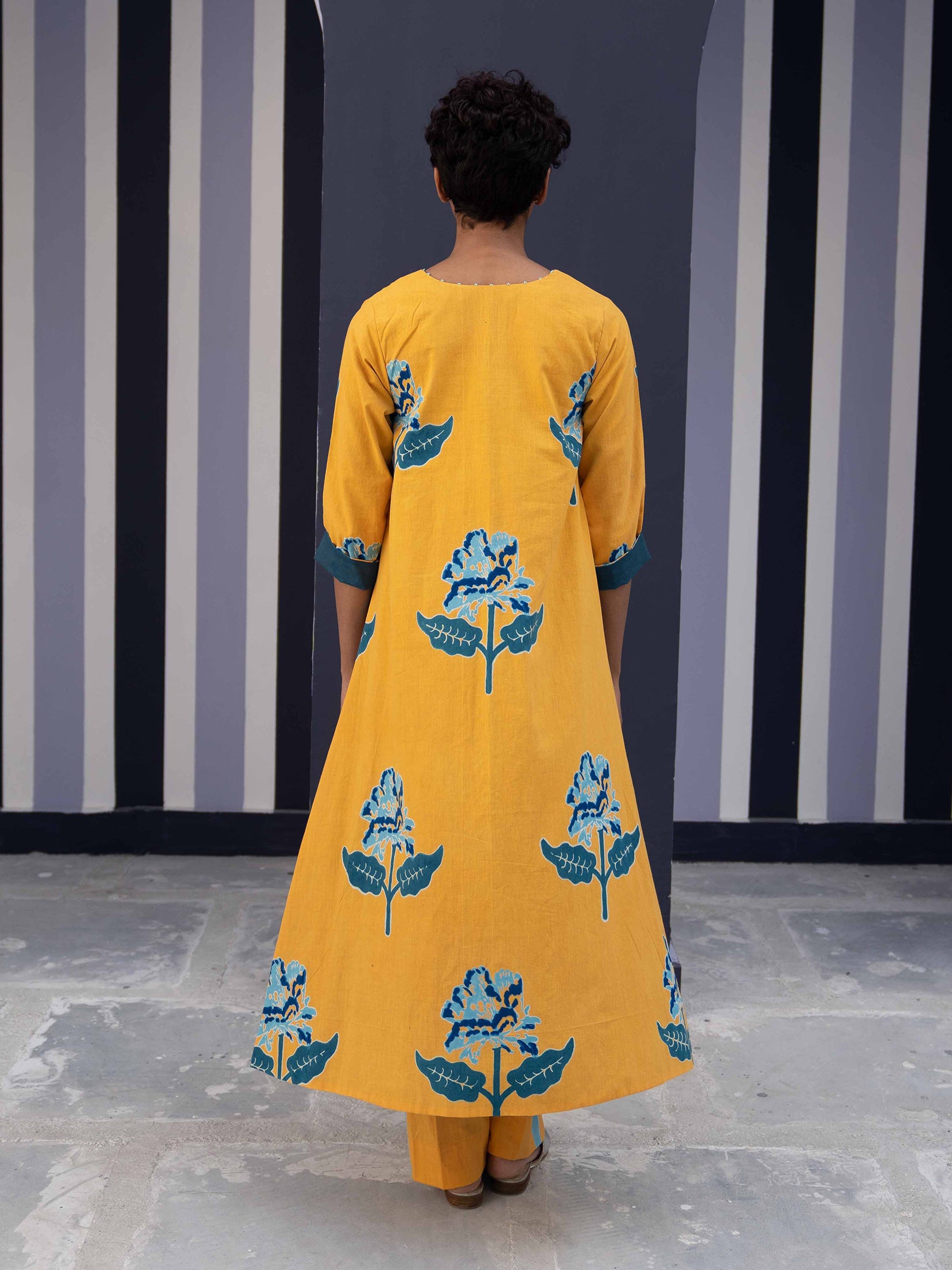 Gulkand Yellow Kurta Set