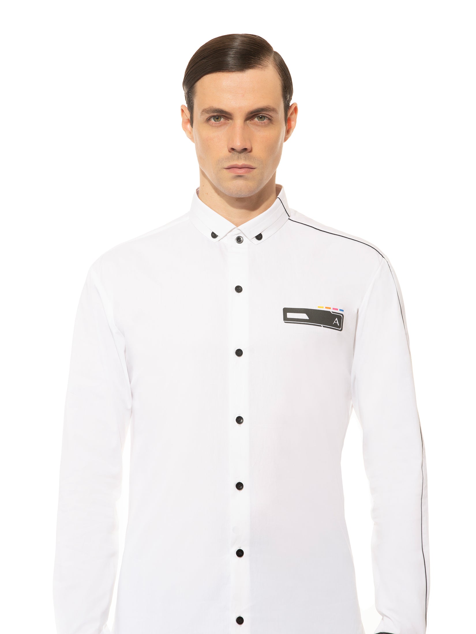 Louis Vuitton Regular DNA Poplin Shirt, White, XXXL