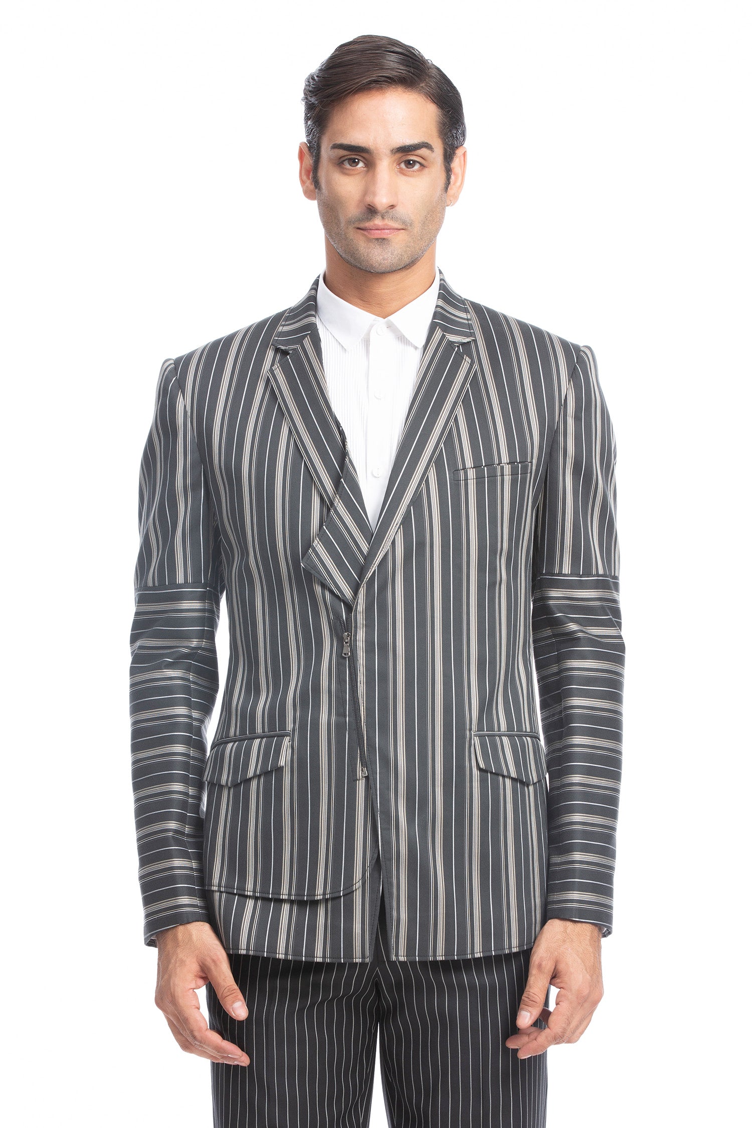 Grey Stripe Jacket