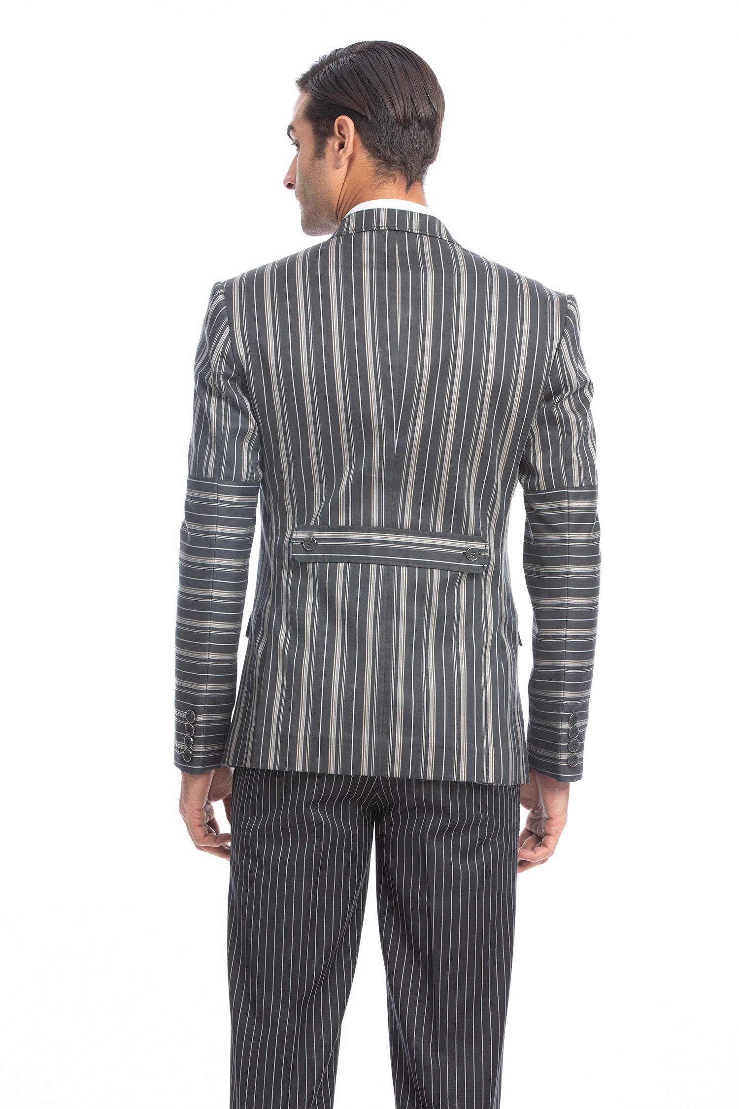 Grey Stripe Jacket