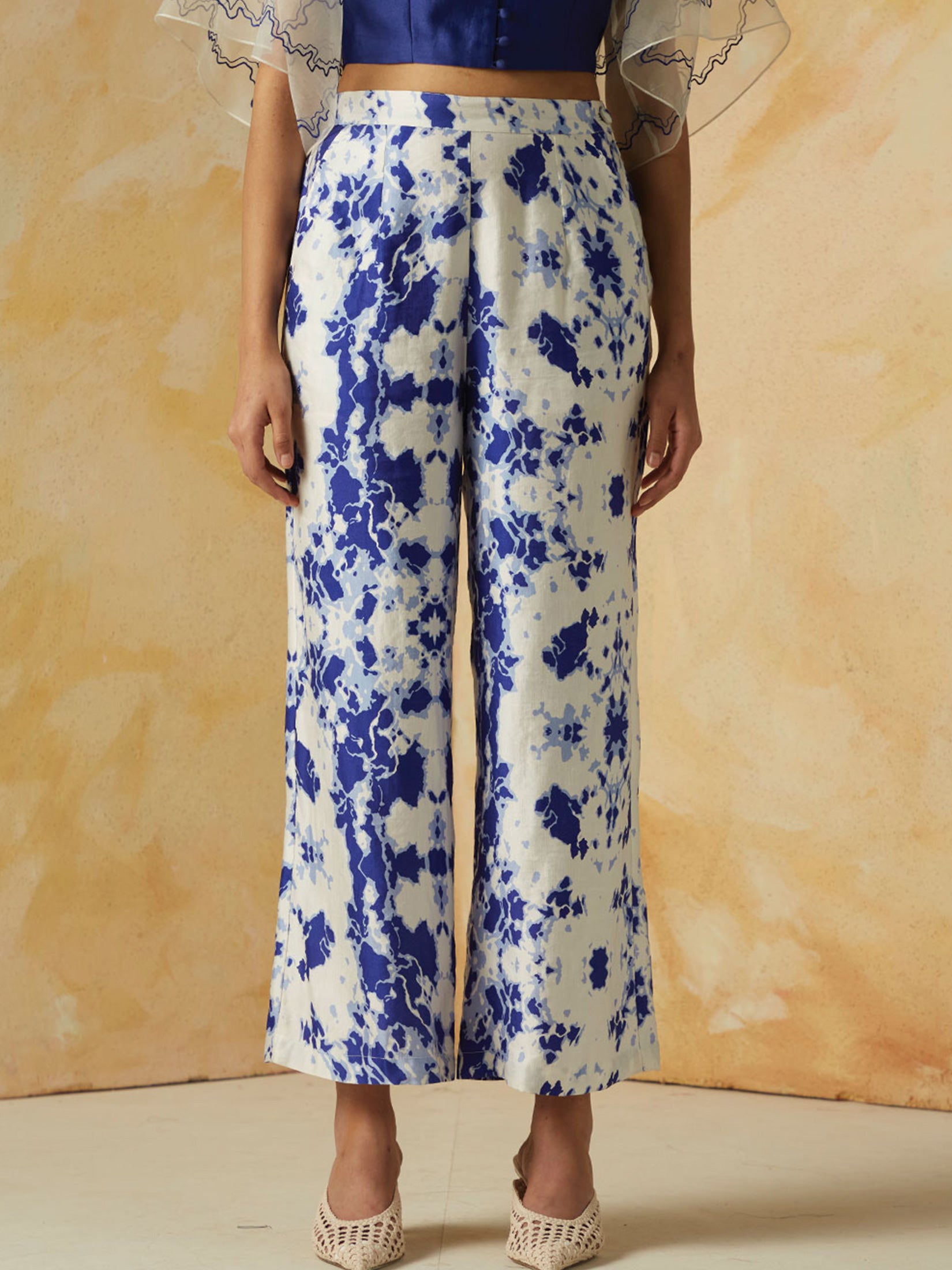 Evelyn Abstract Trouser