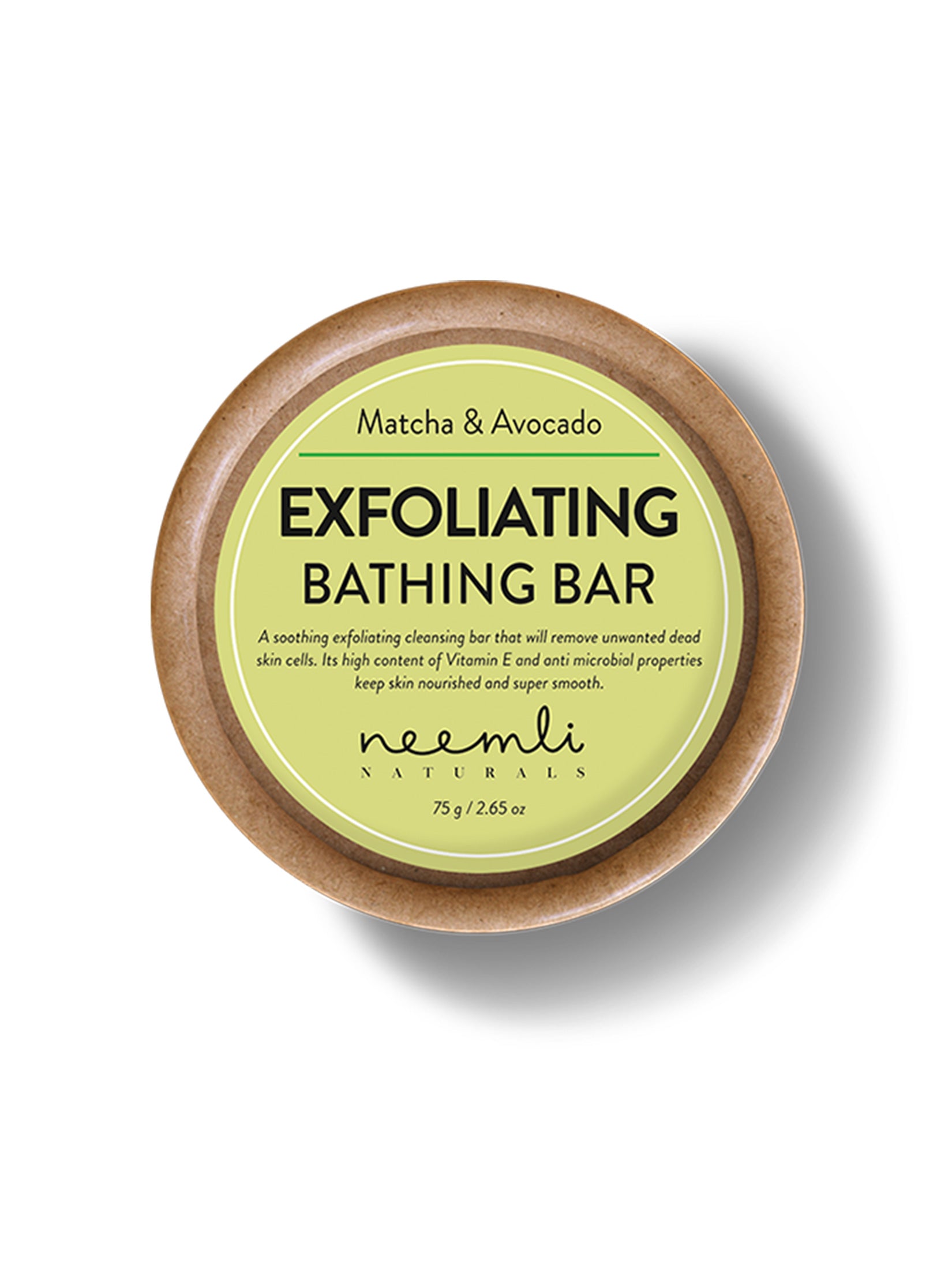 Matcha & Avocado Exfoliating Bathing Bar