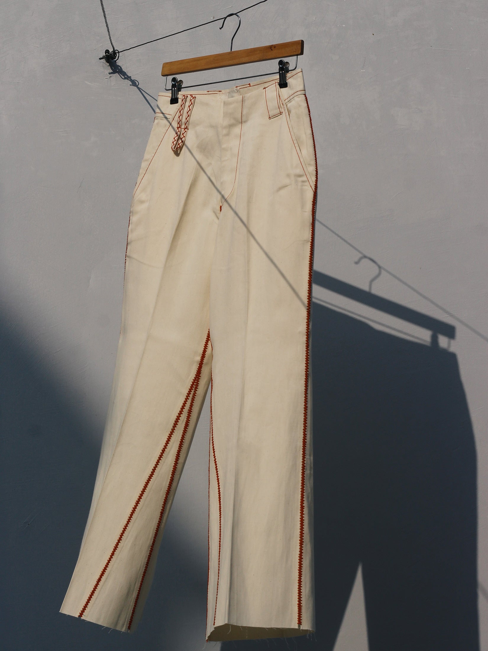 Ivory Mould Flare Pant